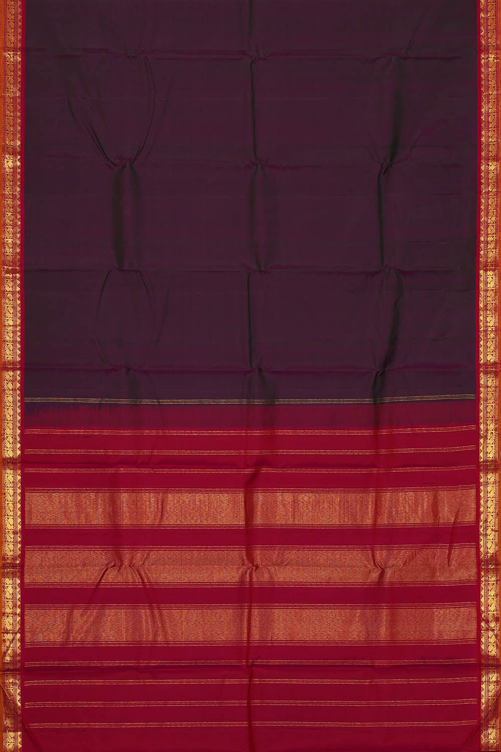 Image of Purple Arani Silk Saree