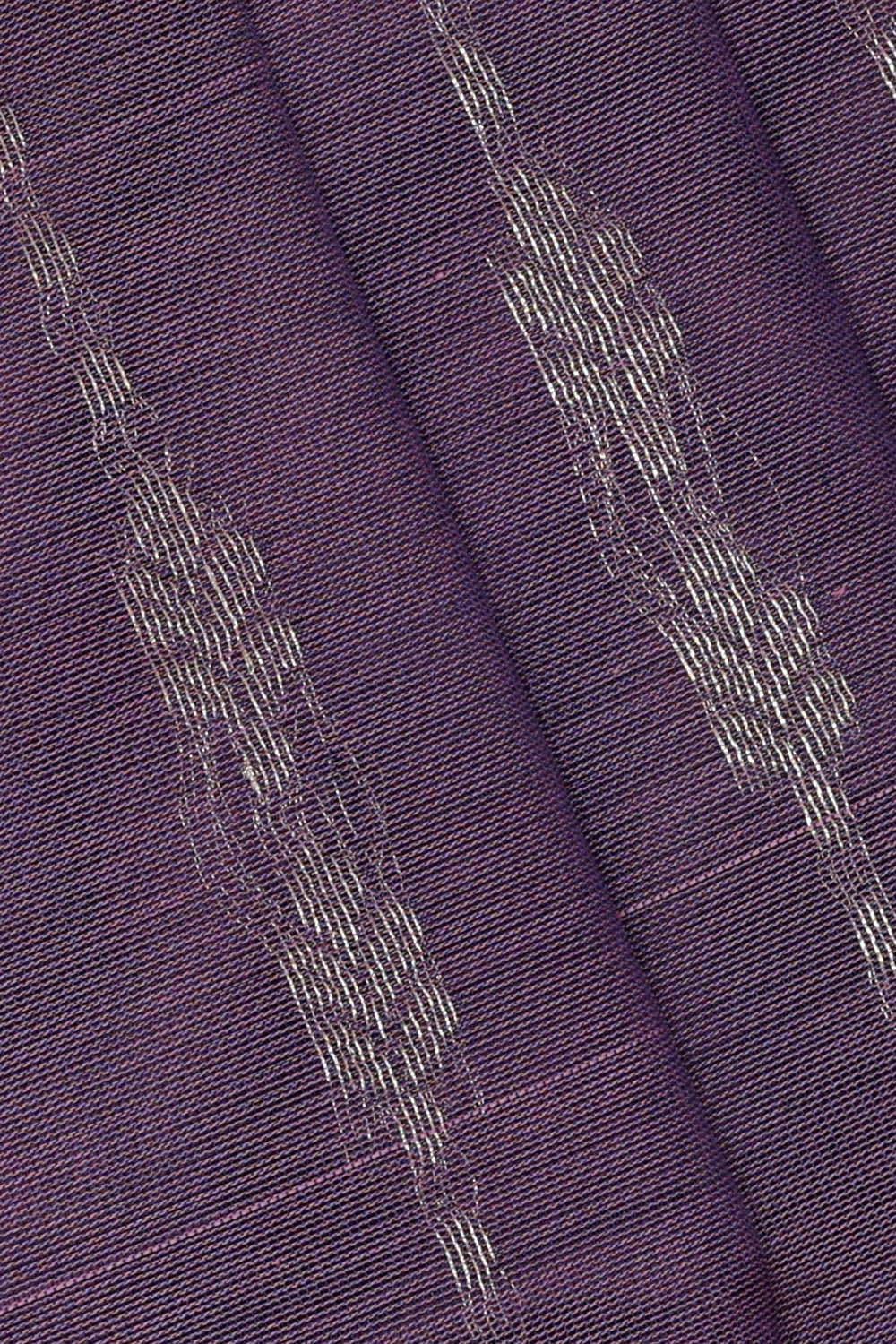 Image of Purple Kuppadam Silk Cotton Saree