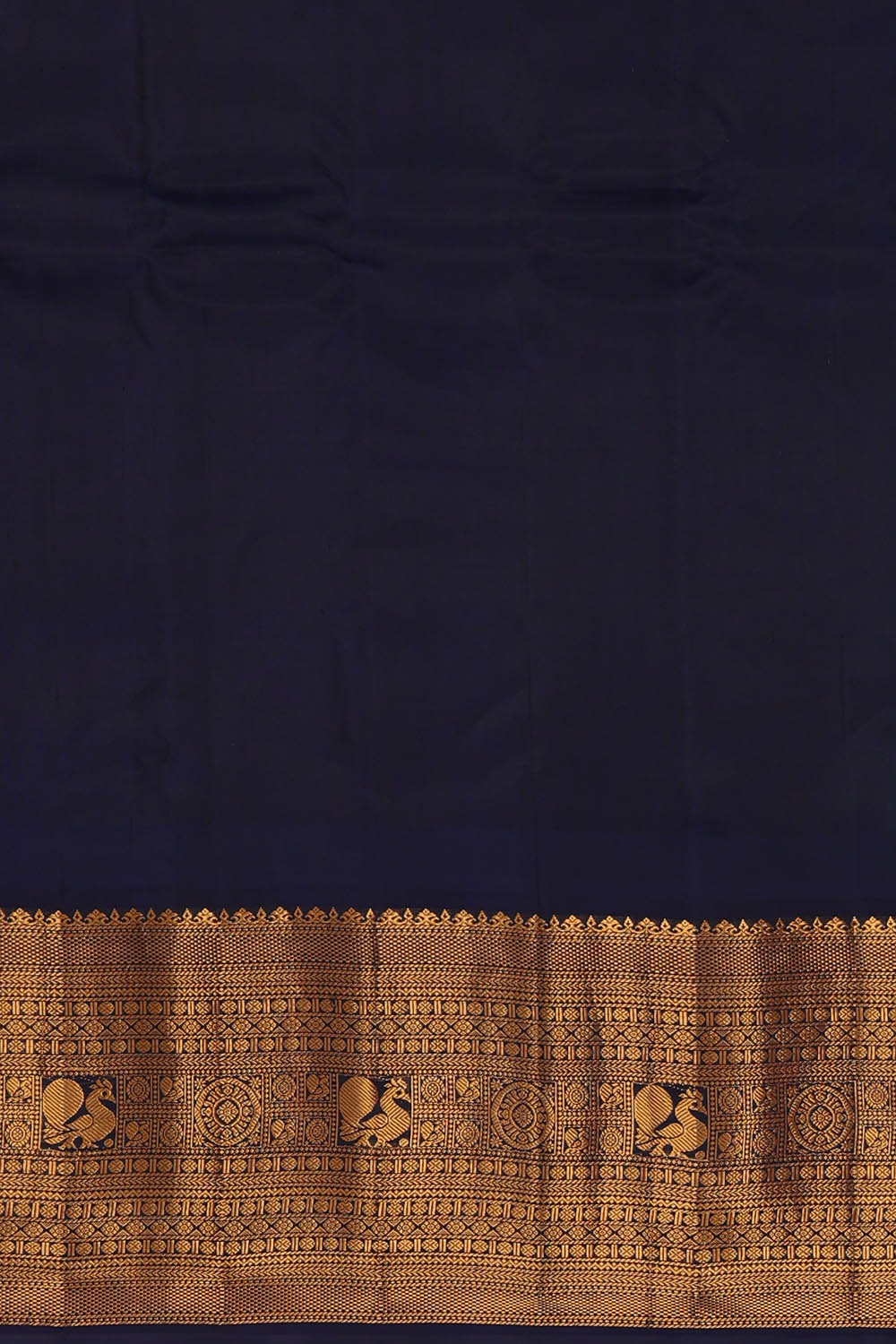 Image of Sky Blue Gadwal Silk Saree
