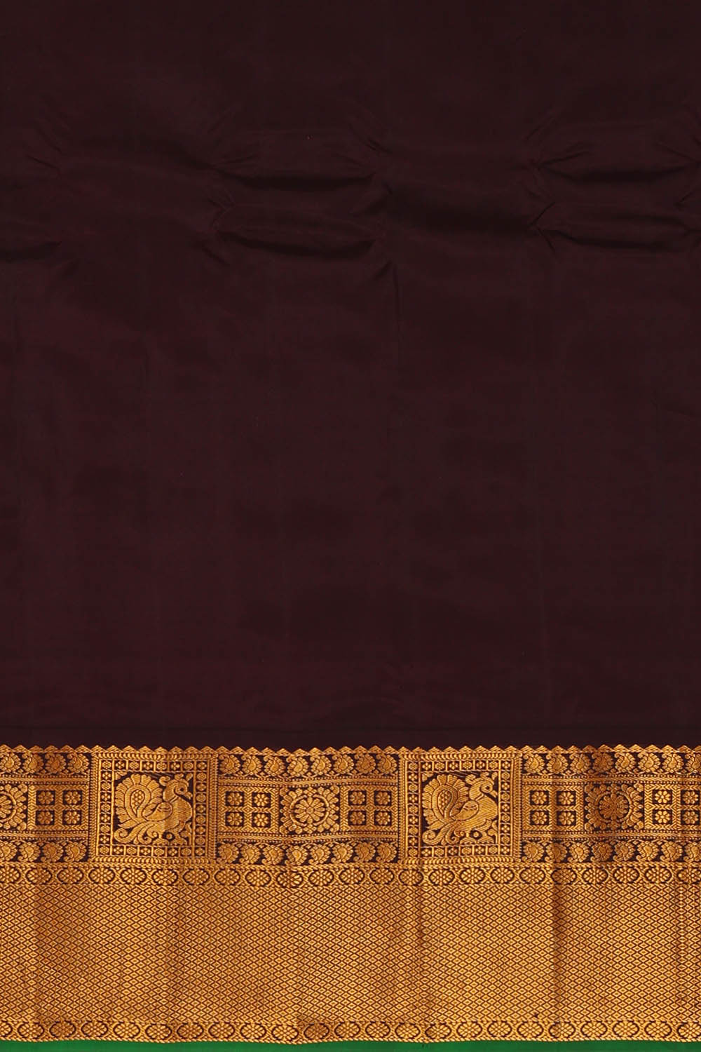 Image of Lavender Purple Gadwal Silk Saree