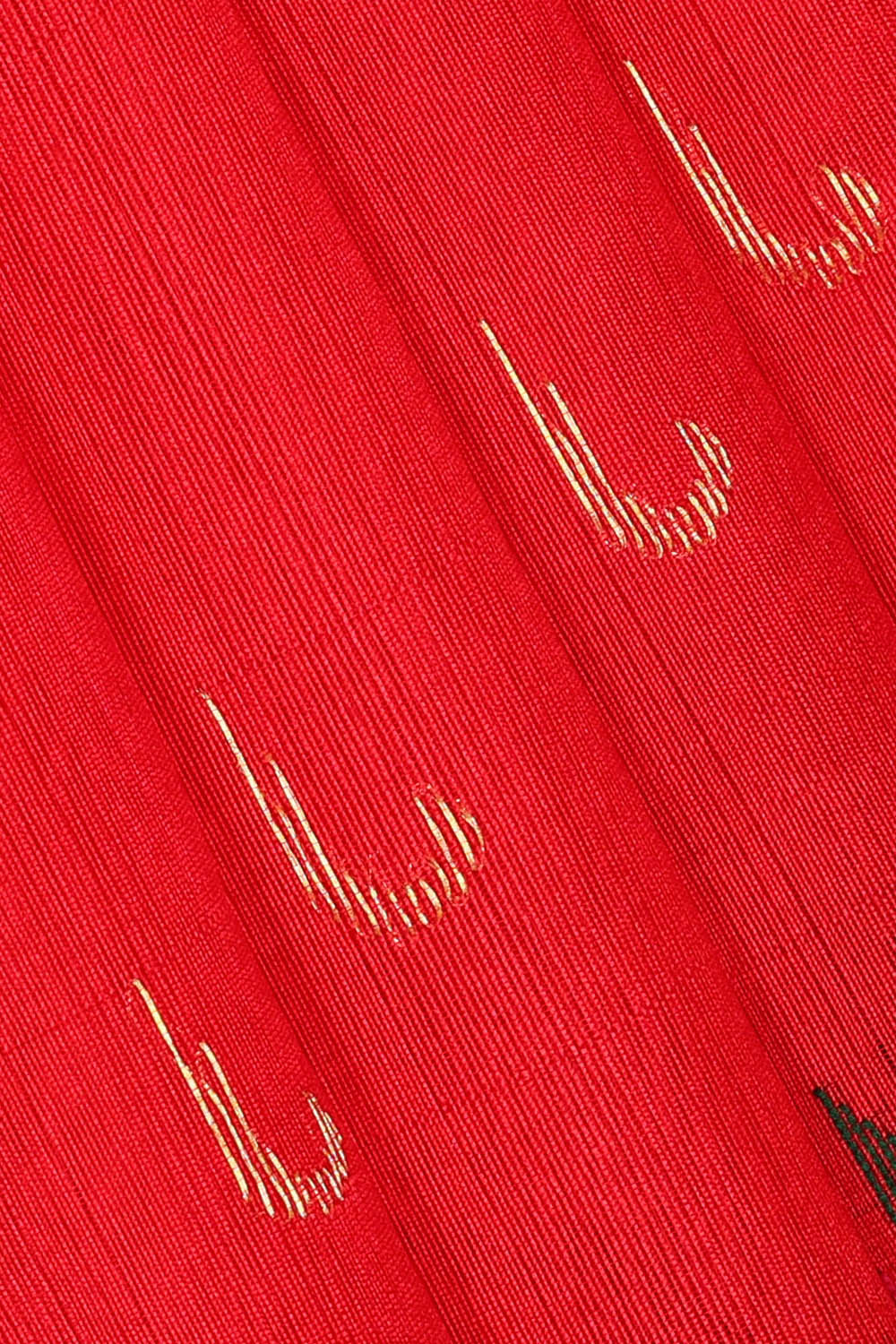 Image of Fuchsia-Pink Chanderi Silk Saree