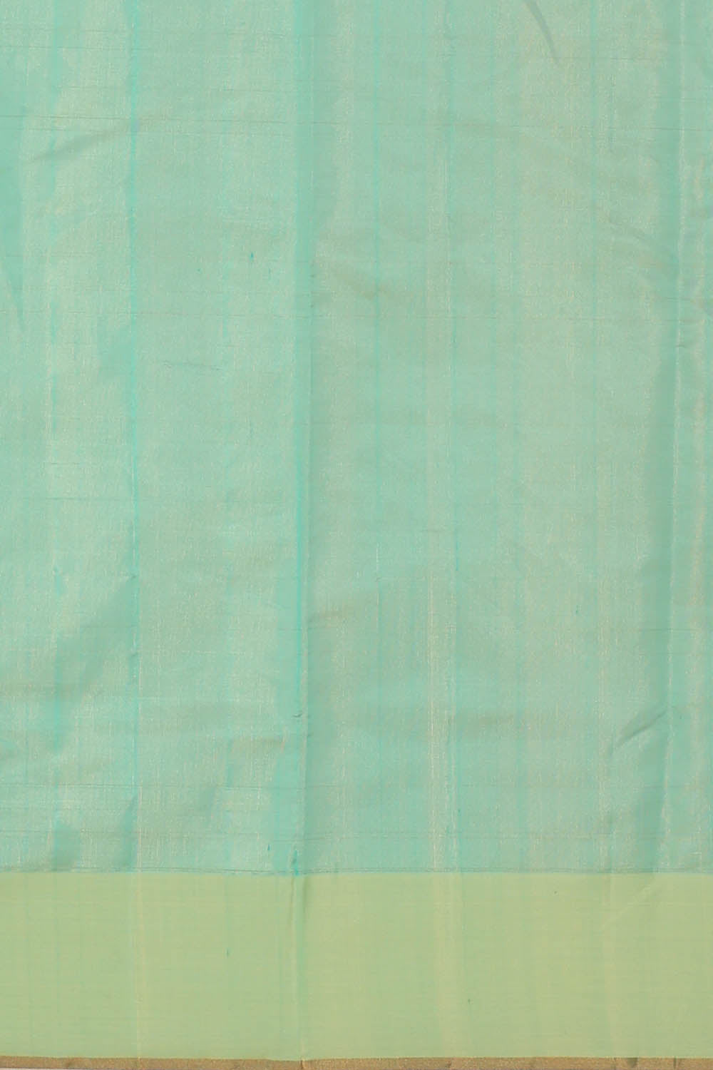 Image of Sea-Blue Chanderi Silk Cotton Saree