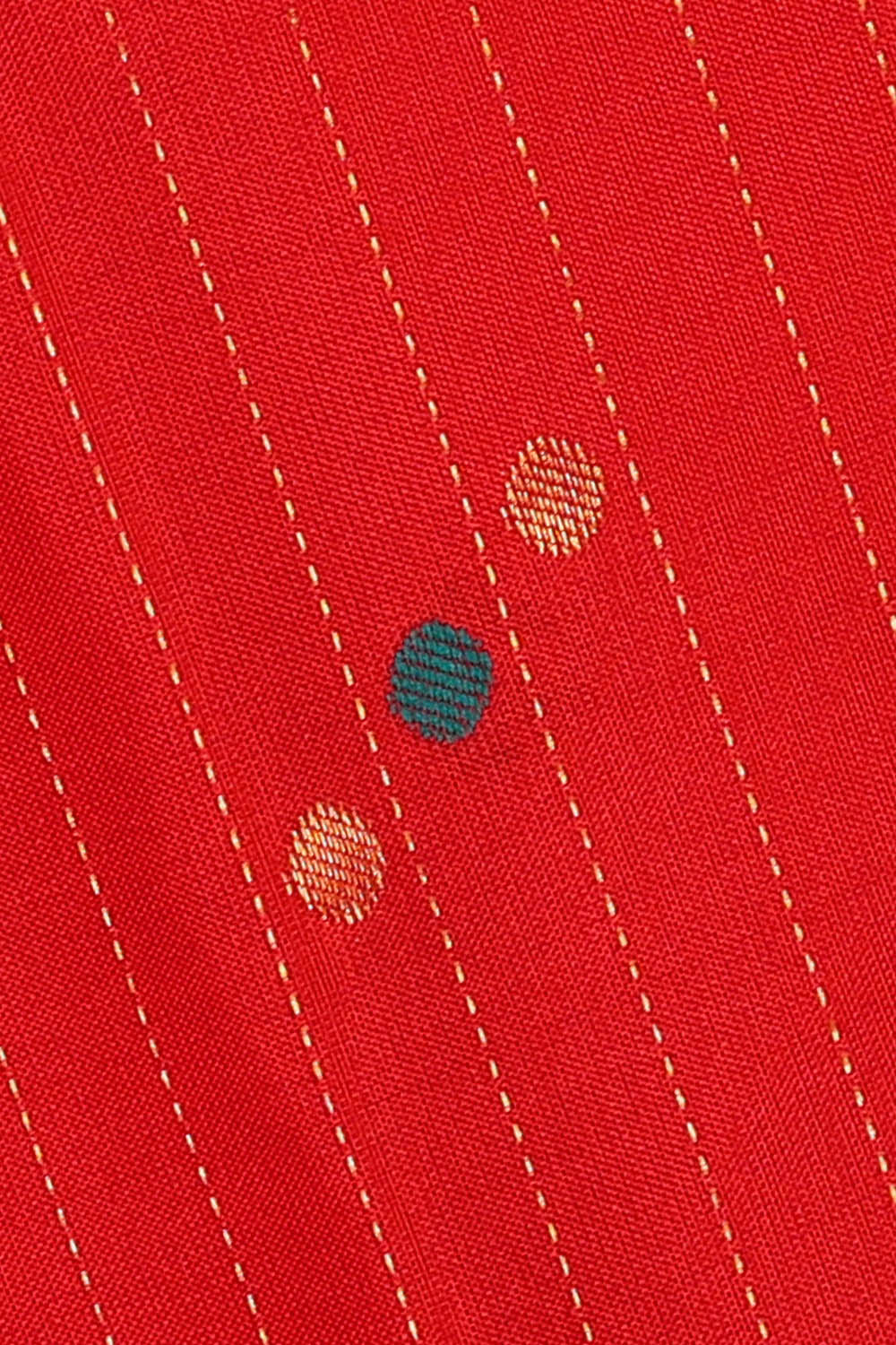 Image of Red Gadwal Silk Saree