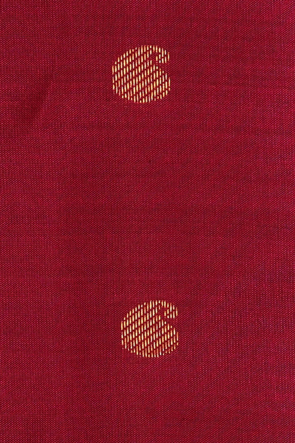 Image of Maroon Gadwal Silk Saree