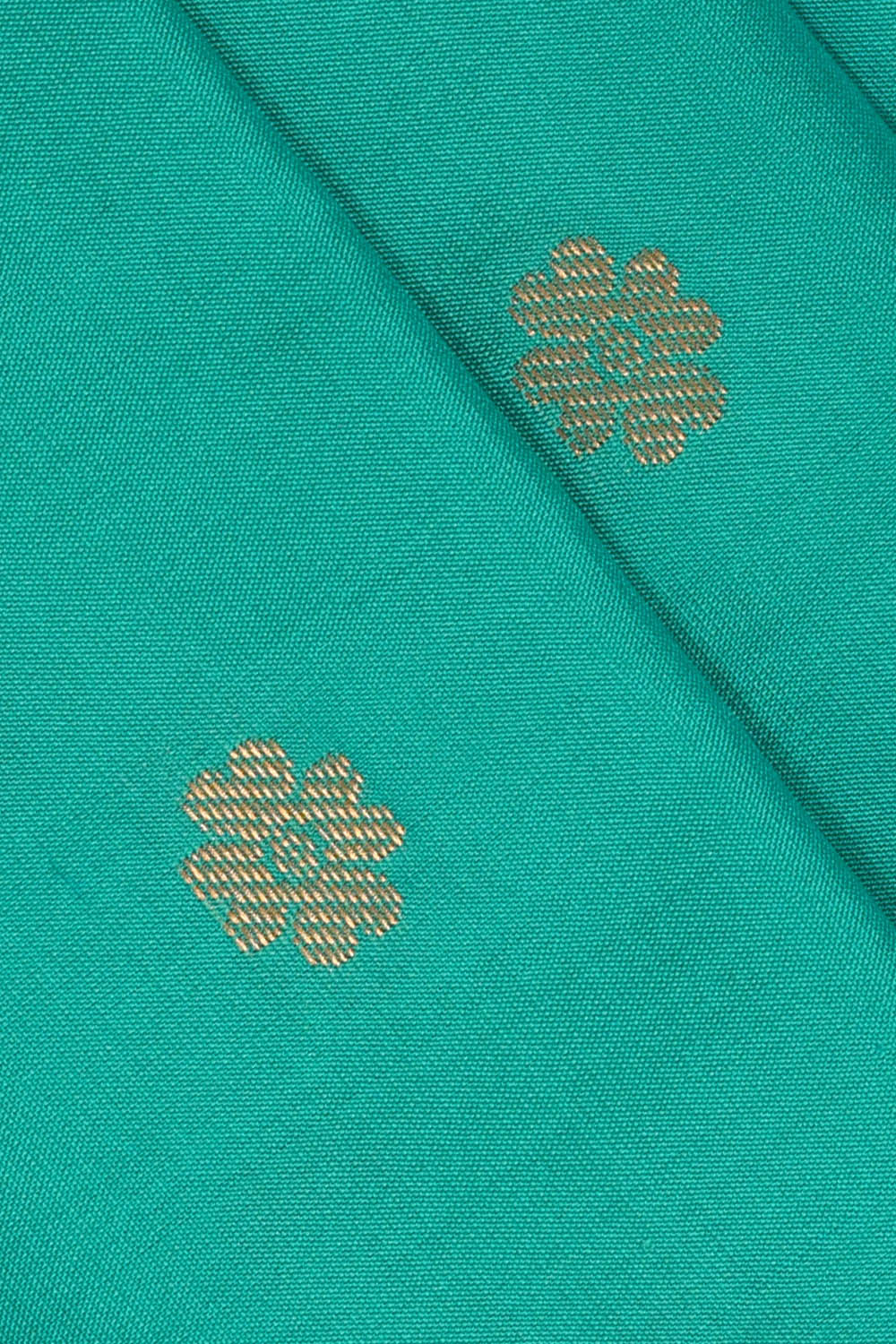 Image of Sky Blue Gadwal Silk Saree