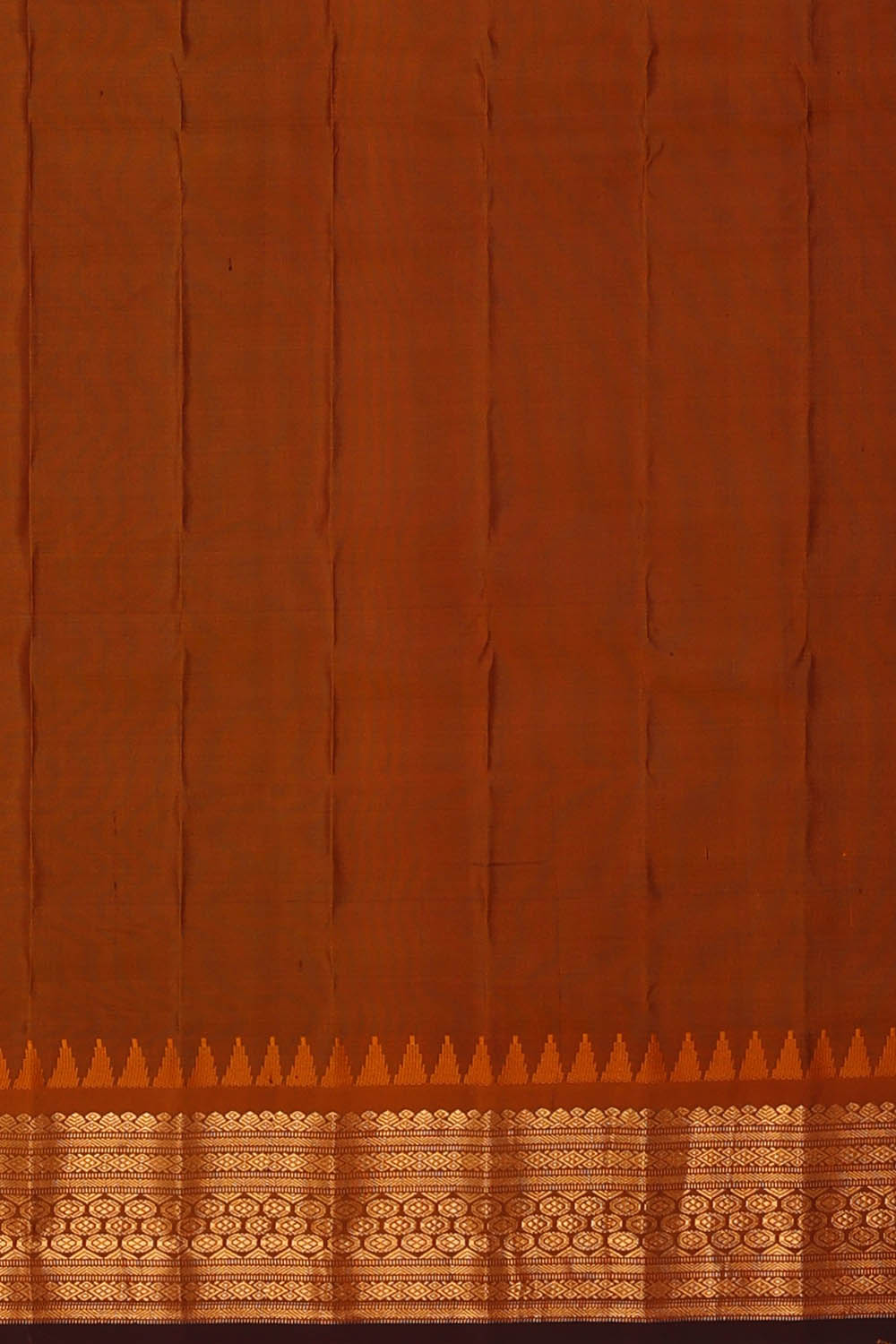 Image of Sky Blue Gadwal Silk Saree