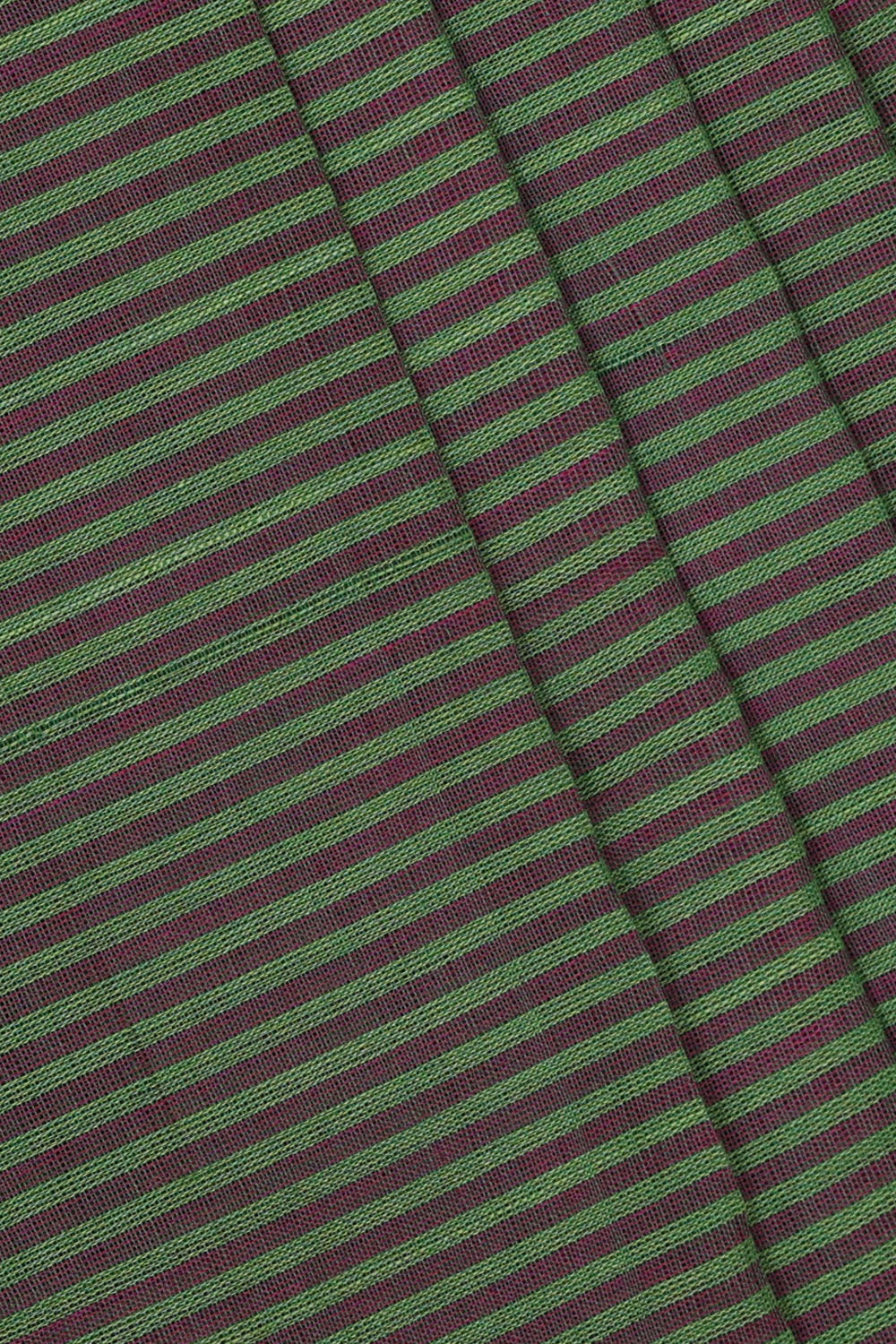 Image of Dual-tone purple-Green mix Cotton Gadwal Saree