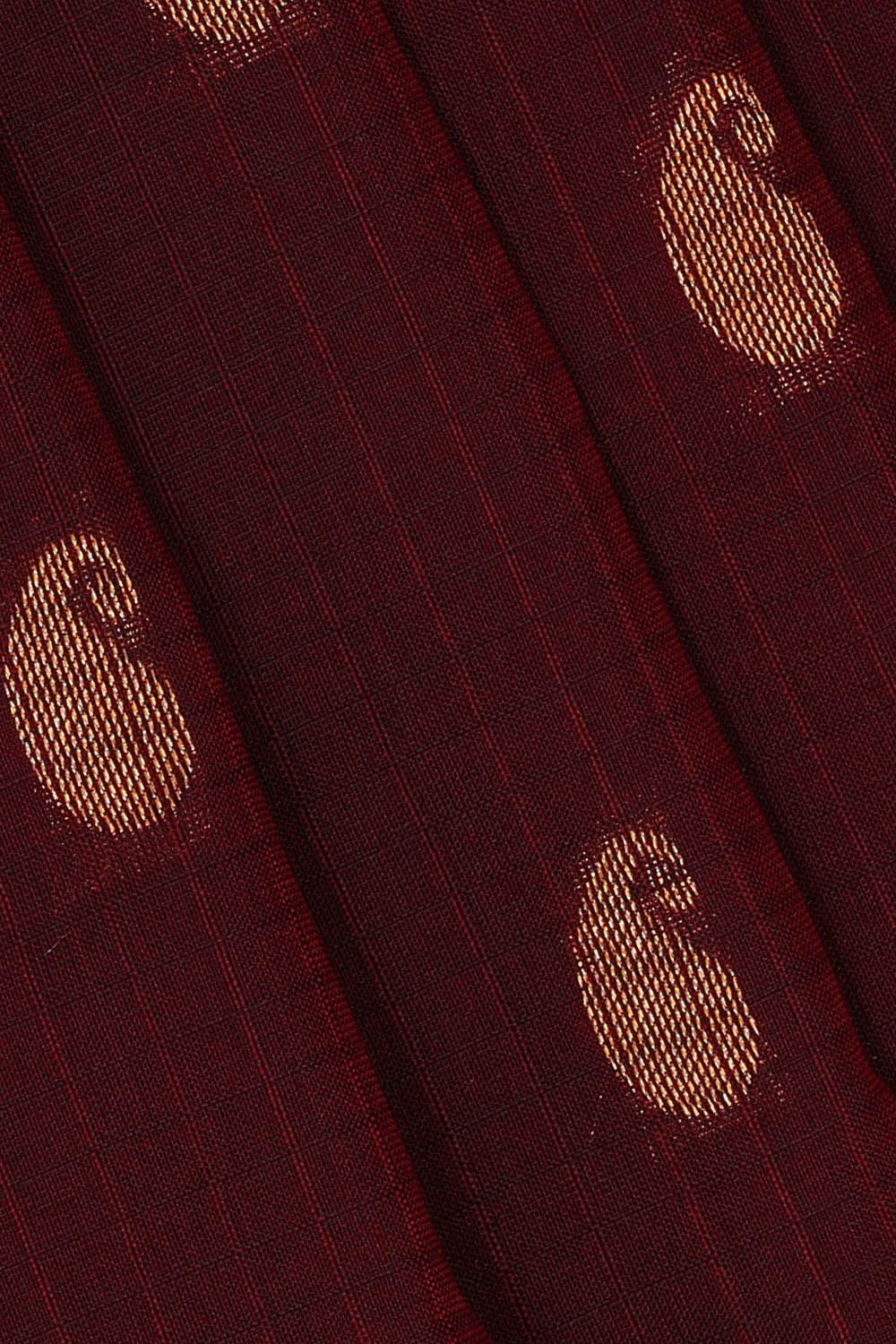 Image of Maroon Gadwal Silk Kattam Saree