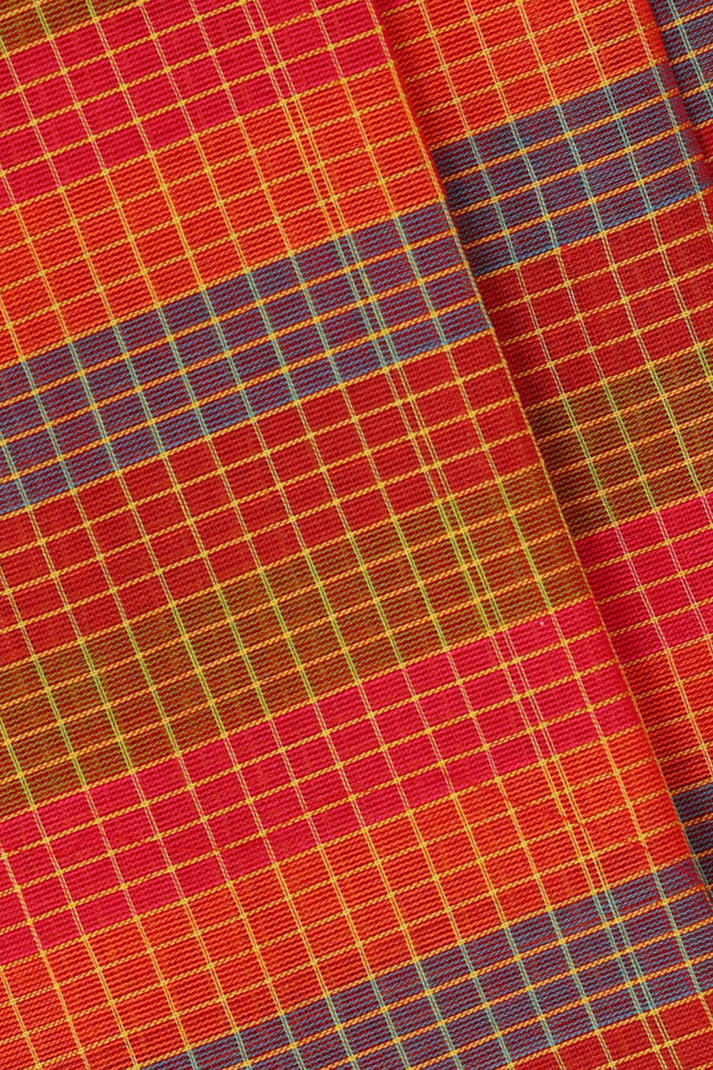 Image of Multi-coloured Cotton Gadwal Saree