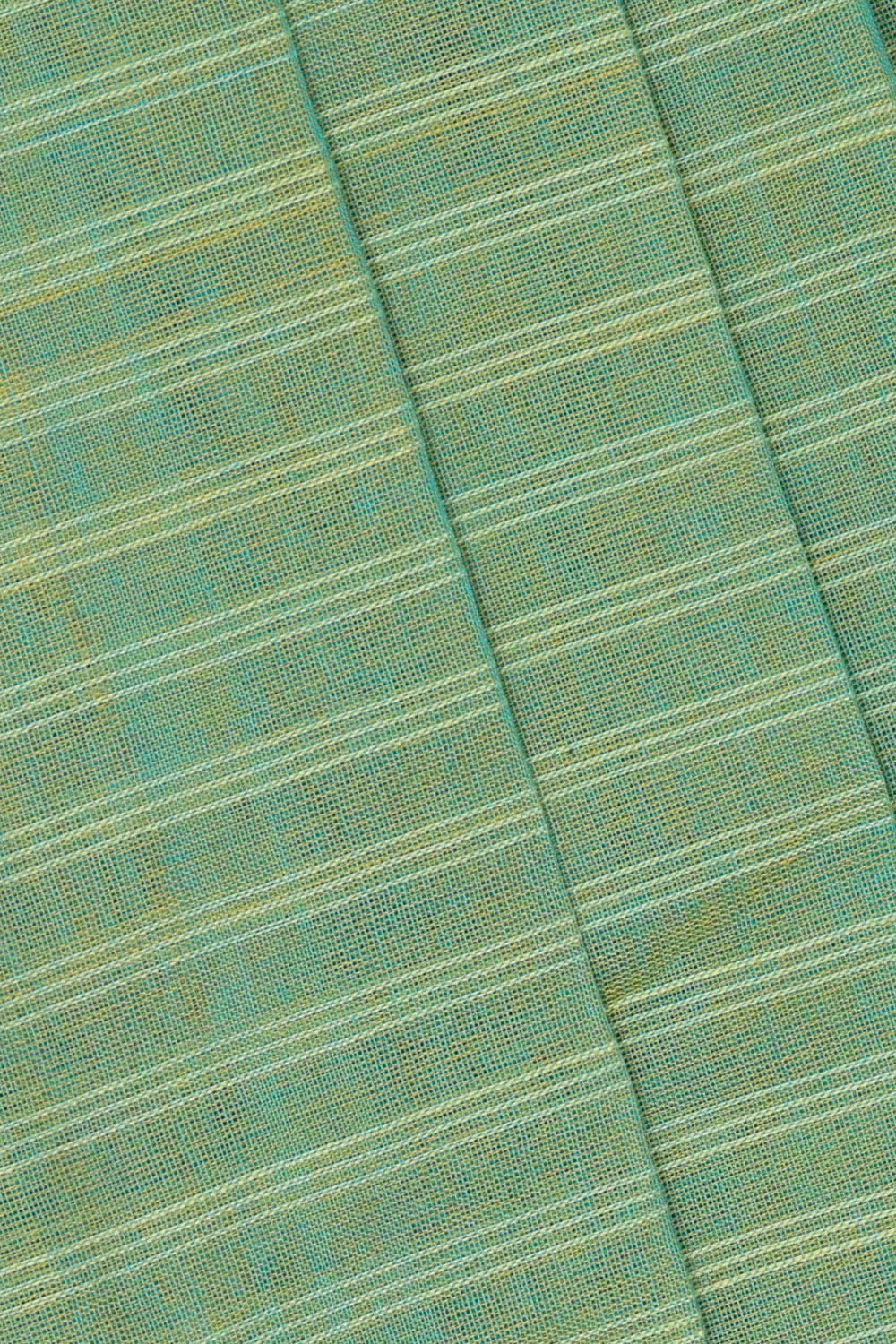 Image of Sea-Green Cotton Gadwal Saree