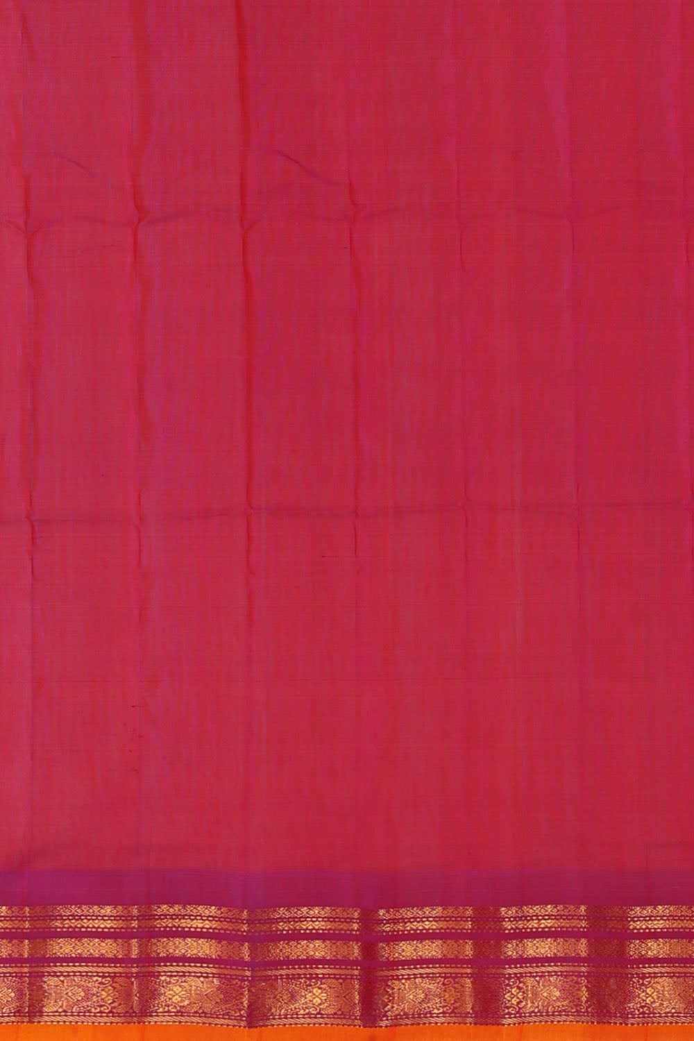 Image of Red Silk Cotton Saree