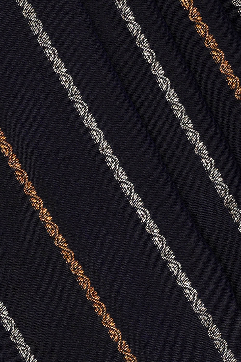 Image of Black Gadwal Silk Saree