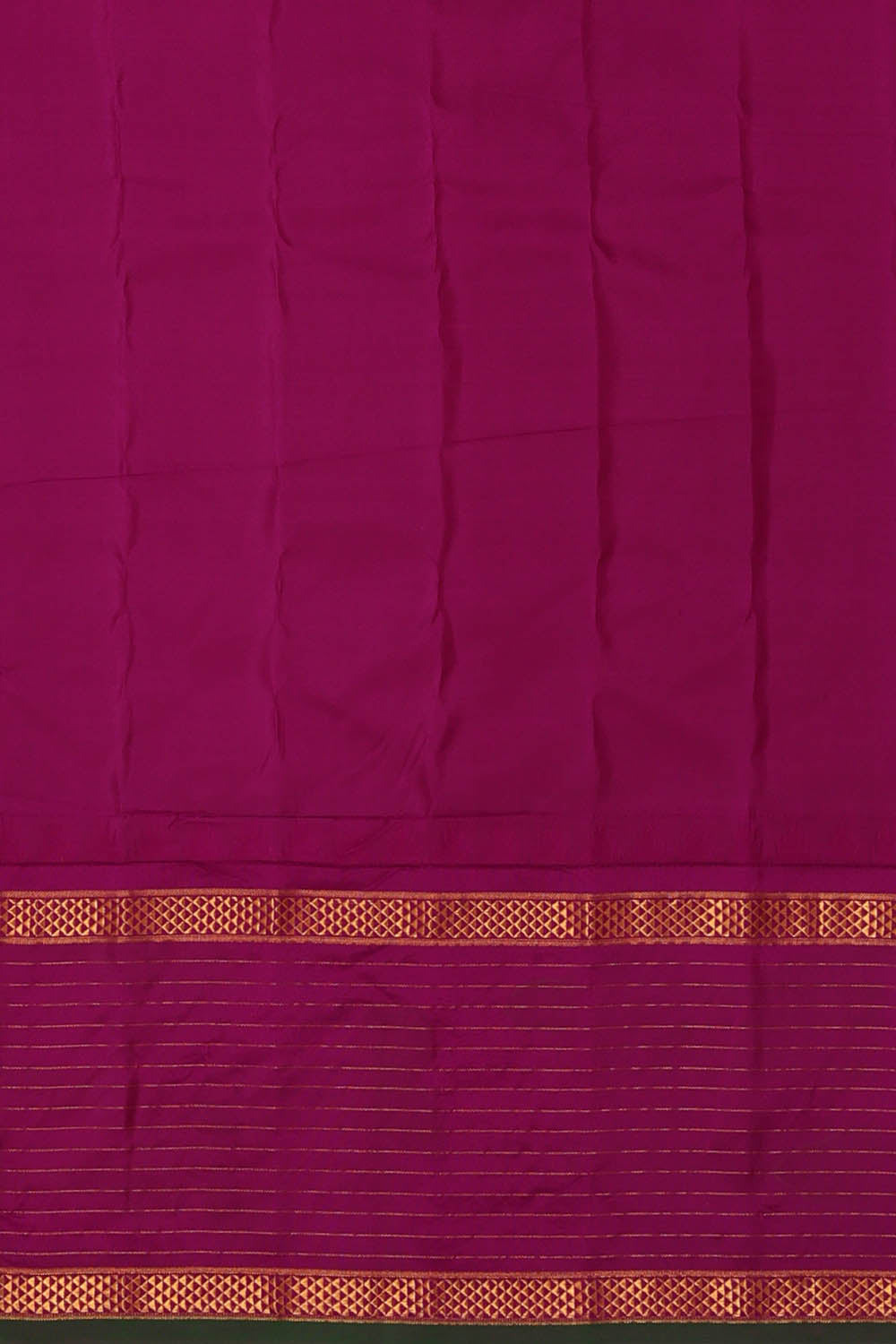 Image of Spring-Green Gadwal Silk Saree