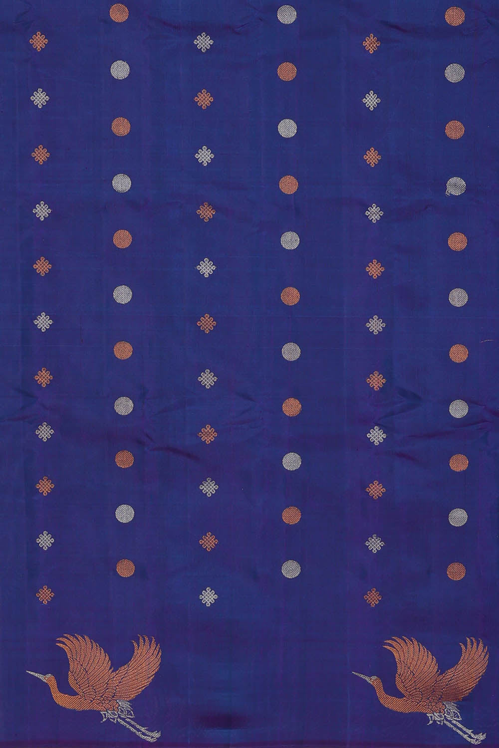 Image of Royal Blue Gadwal Silk Saree