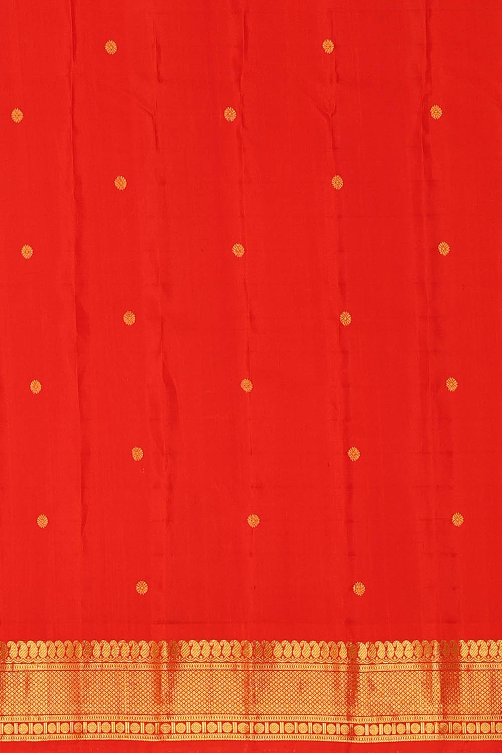 Image of Purple Gadwal Silk Kattam Saree