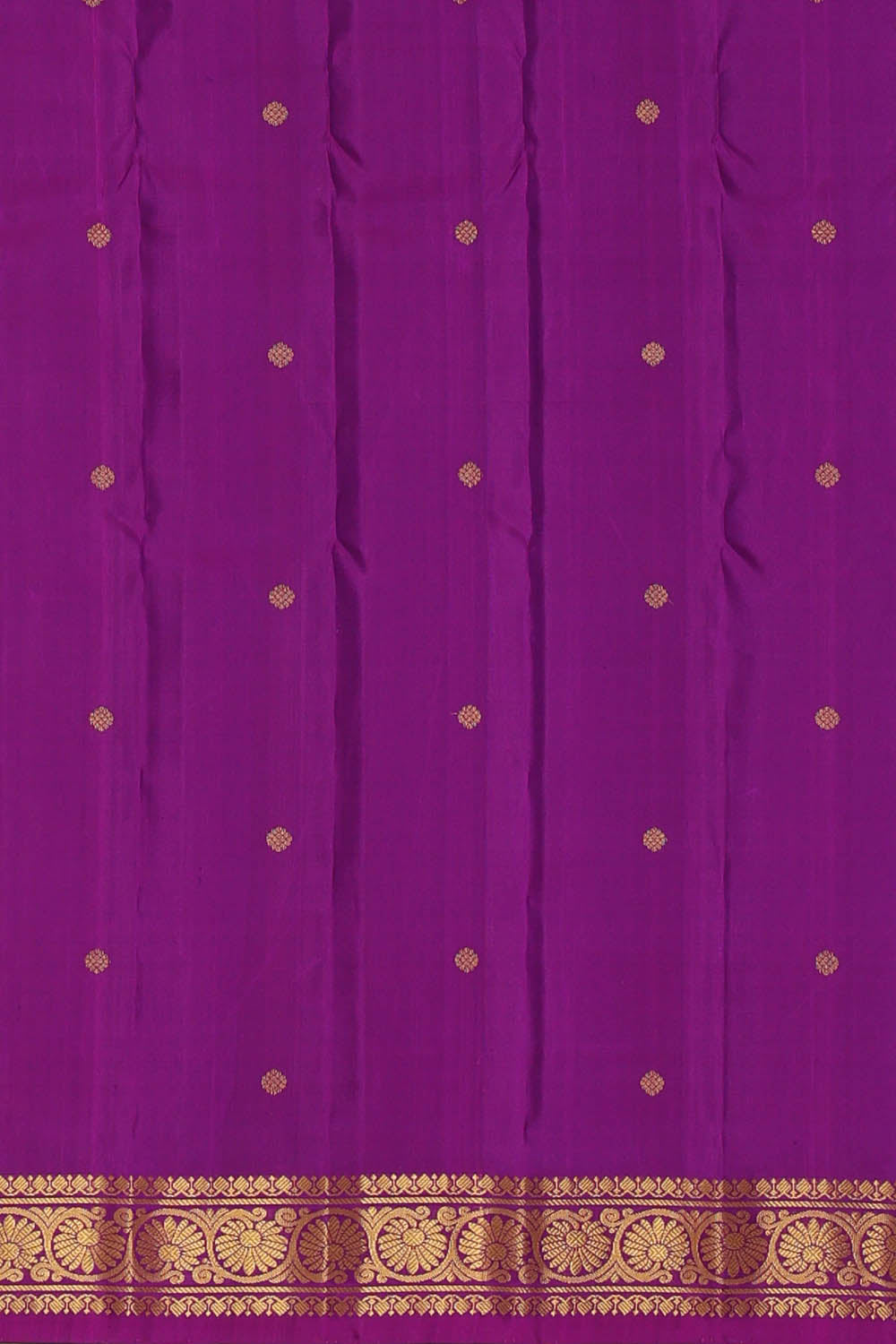 Image of Purple Gadwal Silk Saree