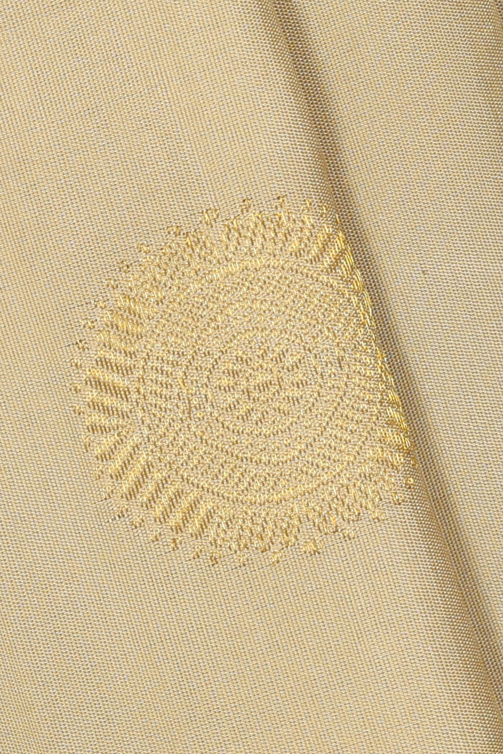 Image of Off-White Gadwal Silk Saree