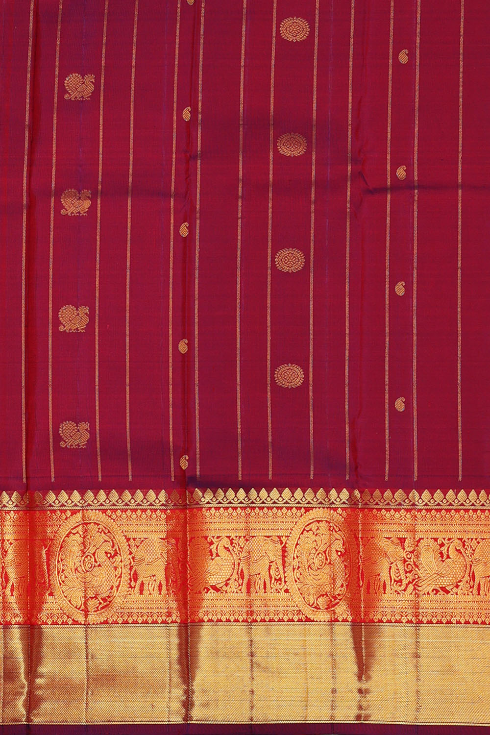 Image of Gadwal Pavada Unstitched Set