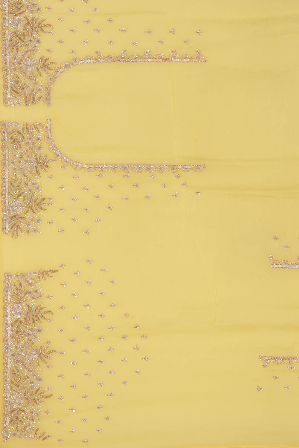 Image of Pale-Cream Embroidery Silk Saree