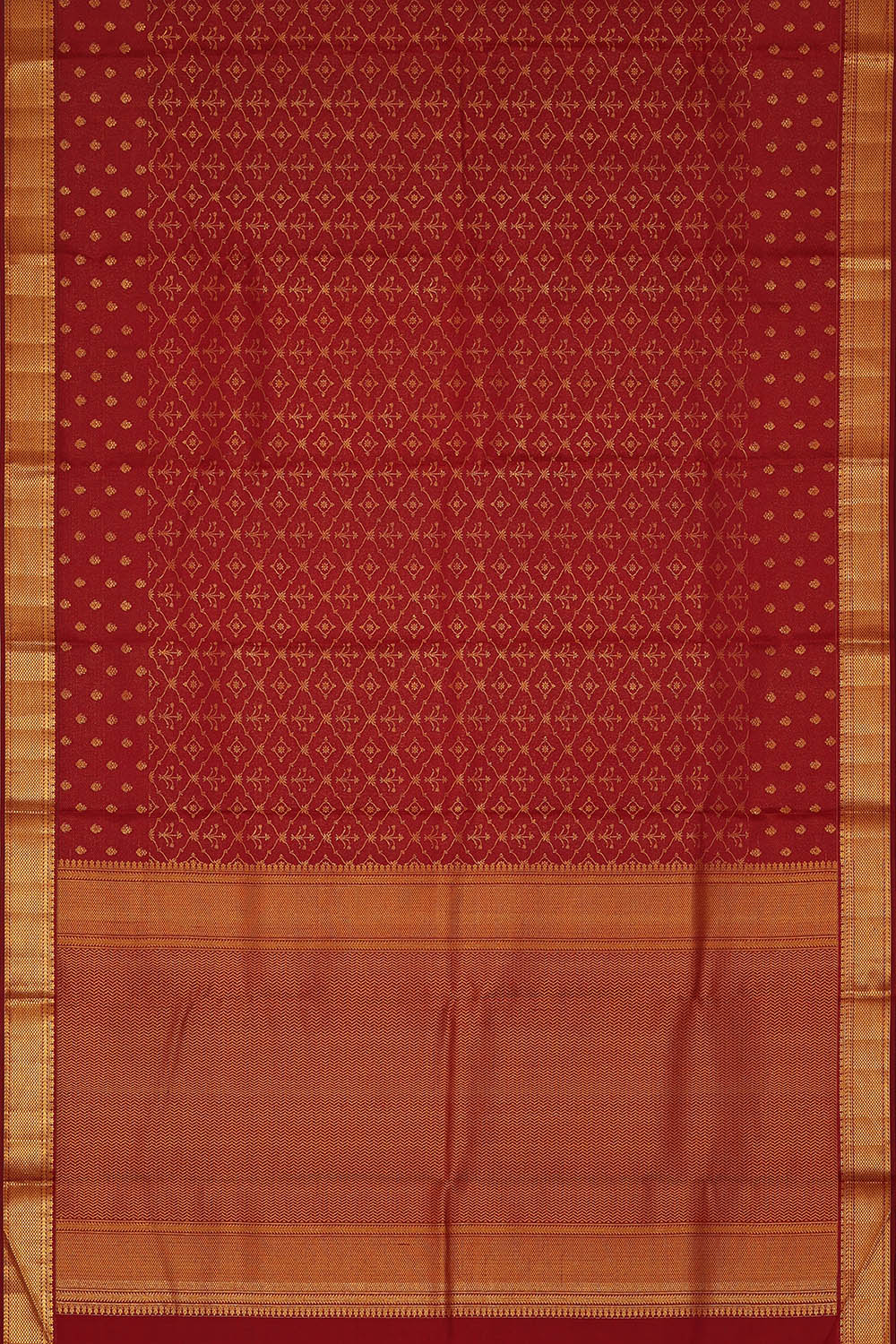 Image of Maroon Arani Silk Saree