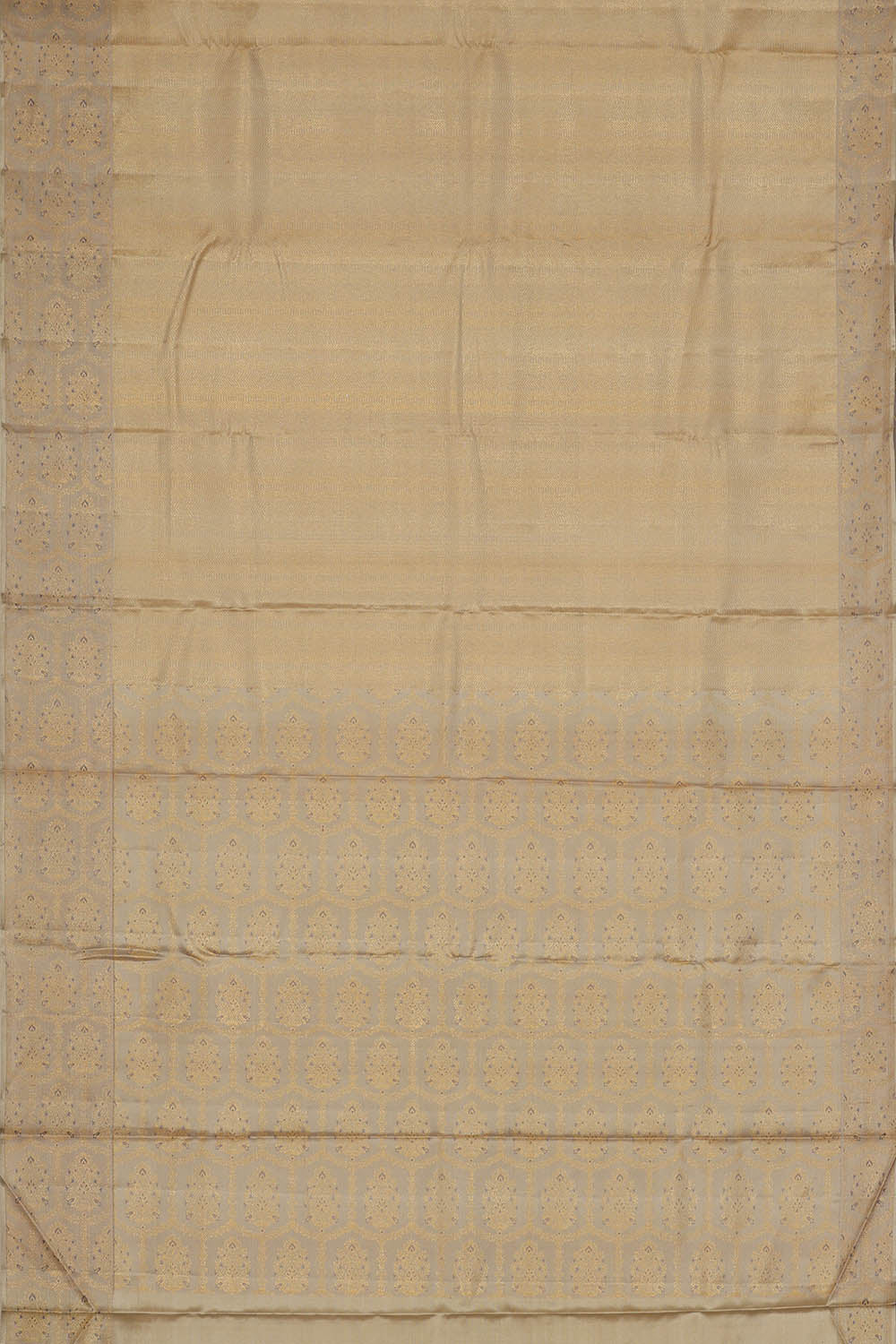 Image of Grey Arani Silk Saree