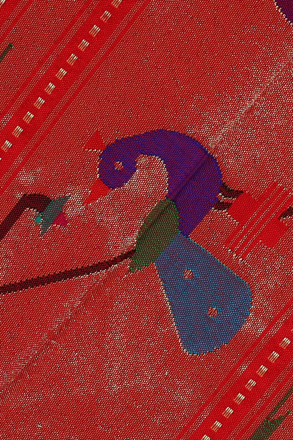 Image of Red Paithani Silk Saree
