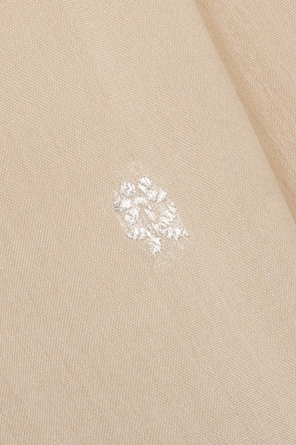 Image of Off-White Banarasi Cotton Silk Saree
