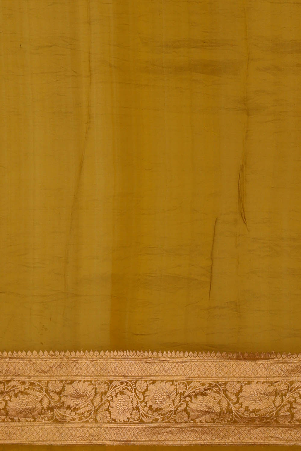 Image of Brown Banarasi Chiniya Silk Saree