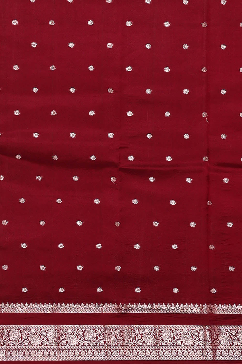 Image of Pink Banarasi Chiniya Silk Saree