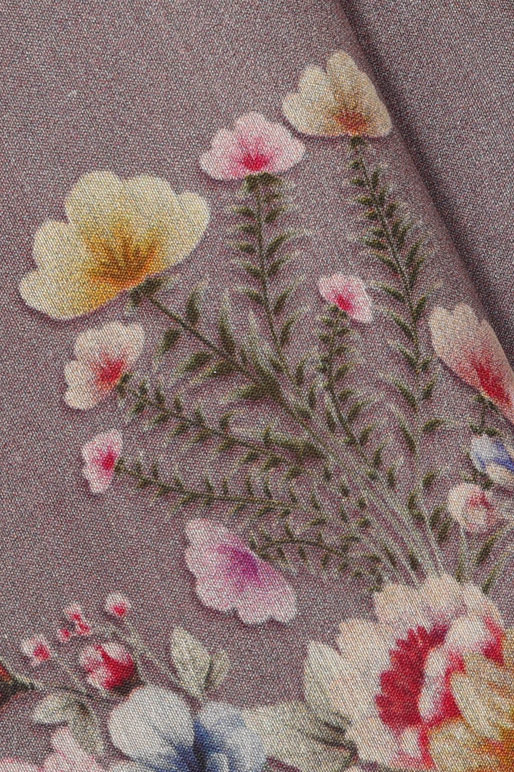 Image of Mauve Banarasi Chiniya Silk Saree