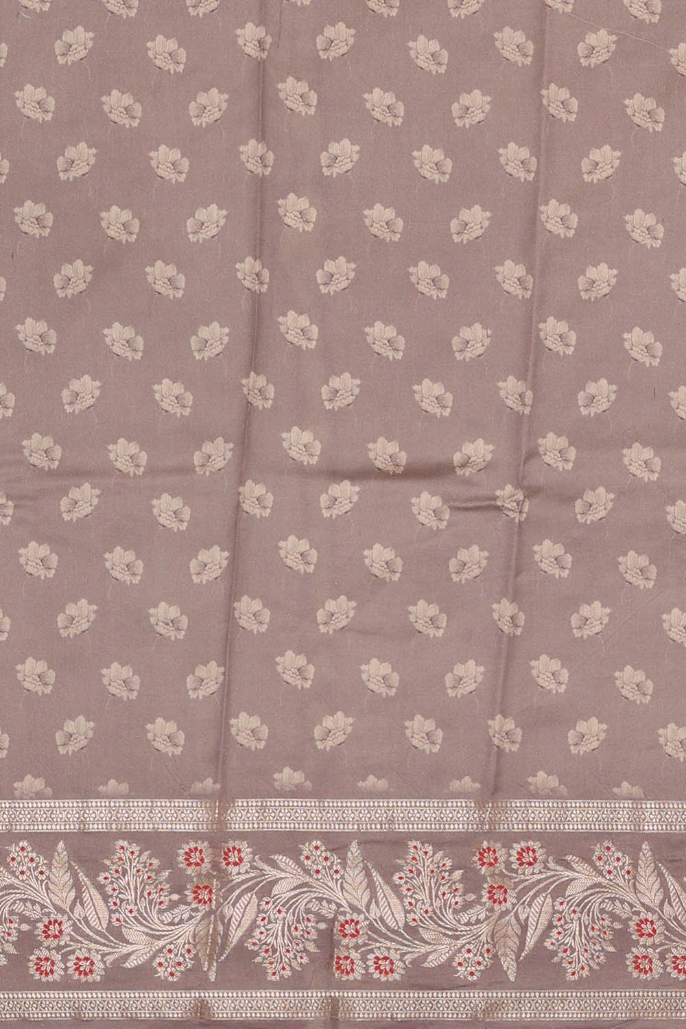 Image of Purple Banarasi Chiniya Silk Saree