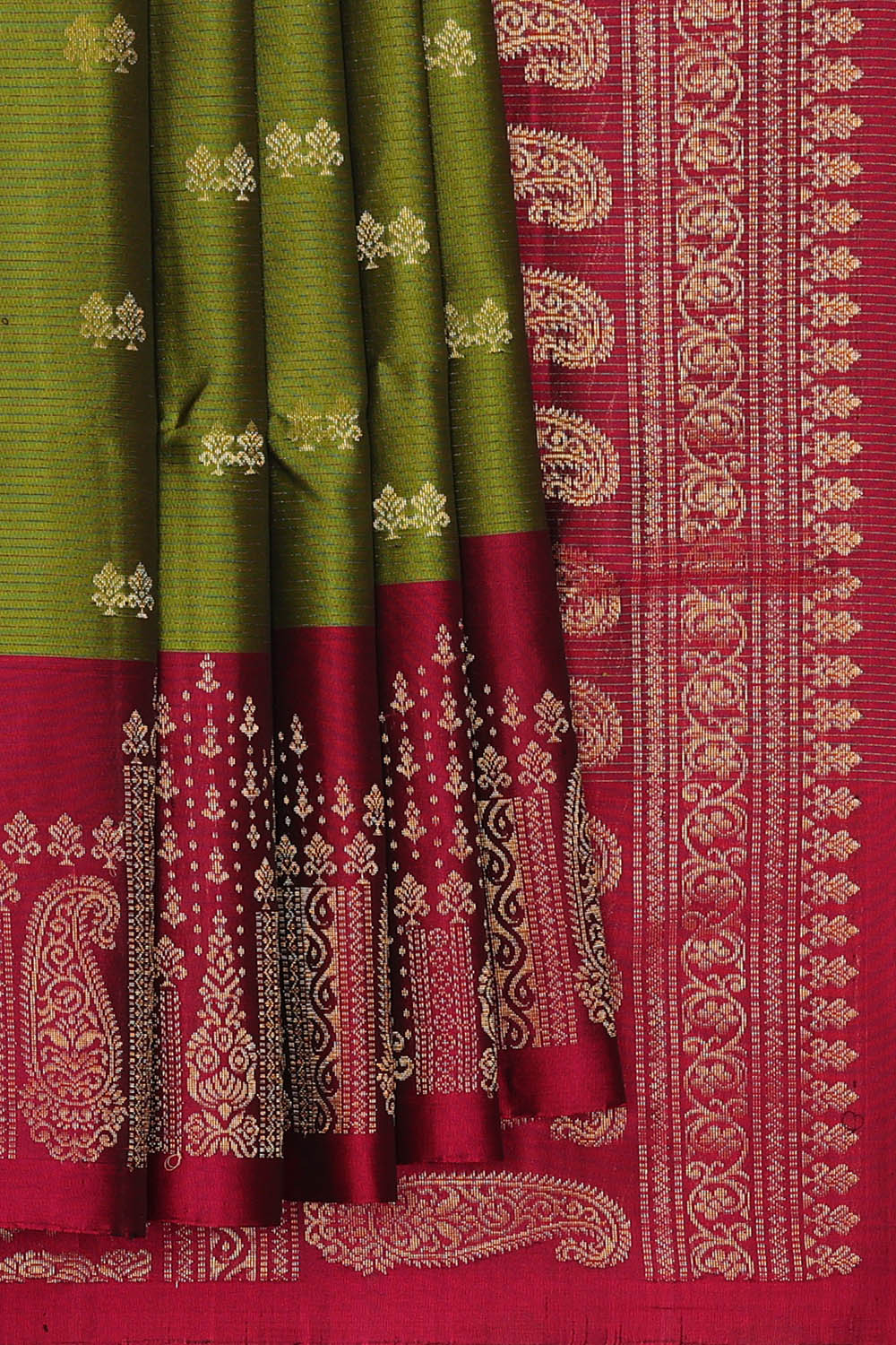 Image of Green South Silk Saree