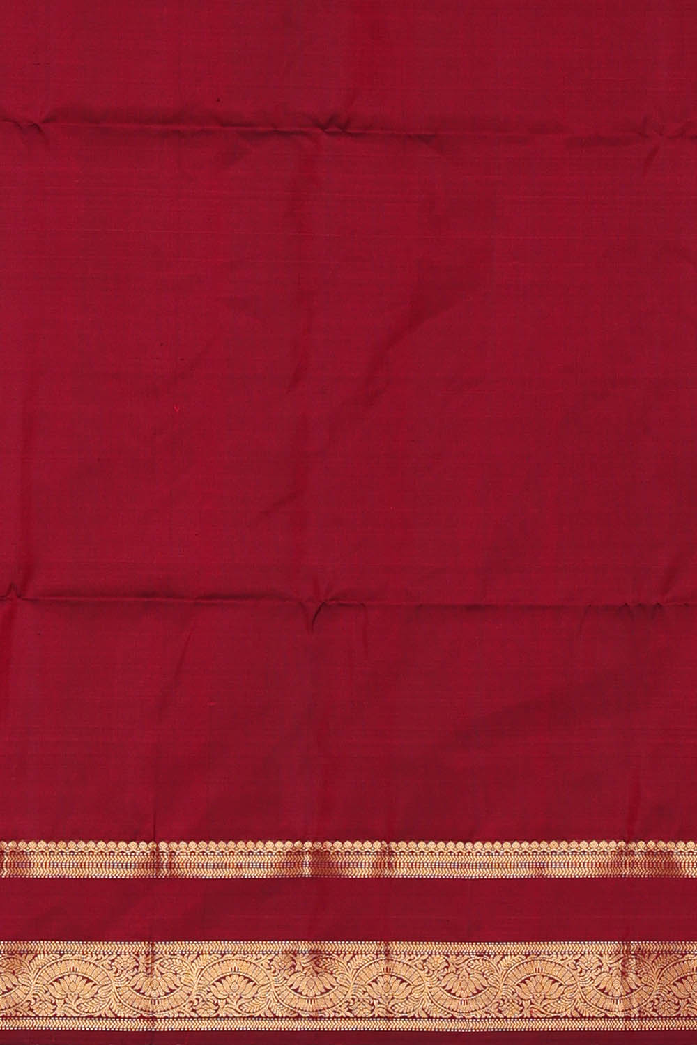 Image of Orange South Silk Saree