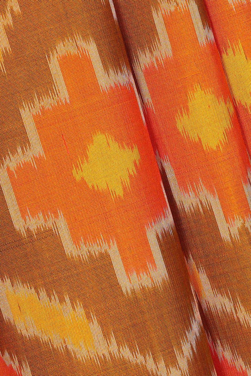 Image of Mustard South Silk Saree