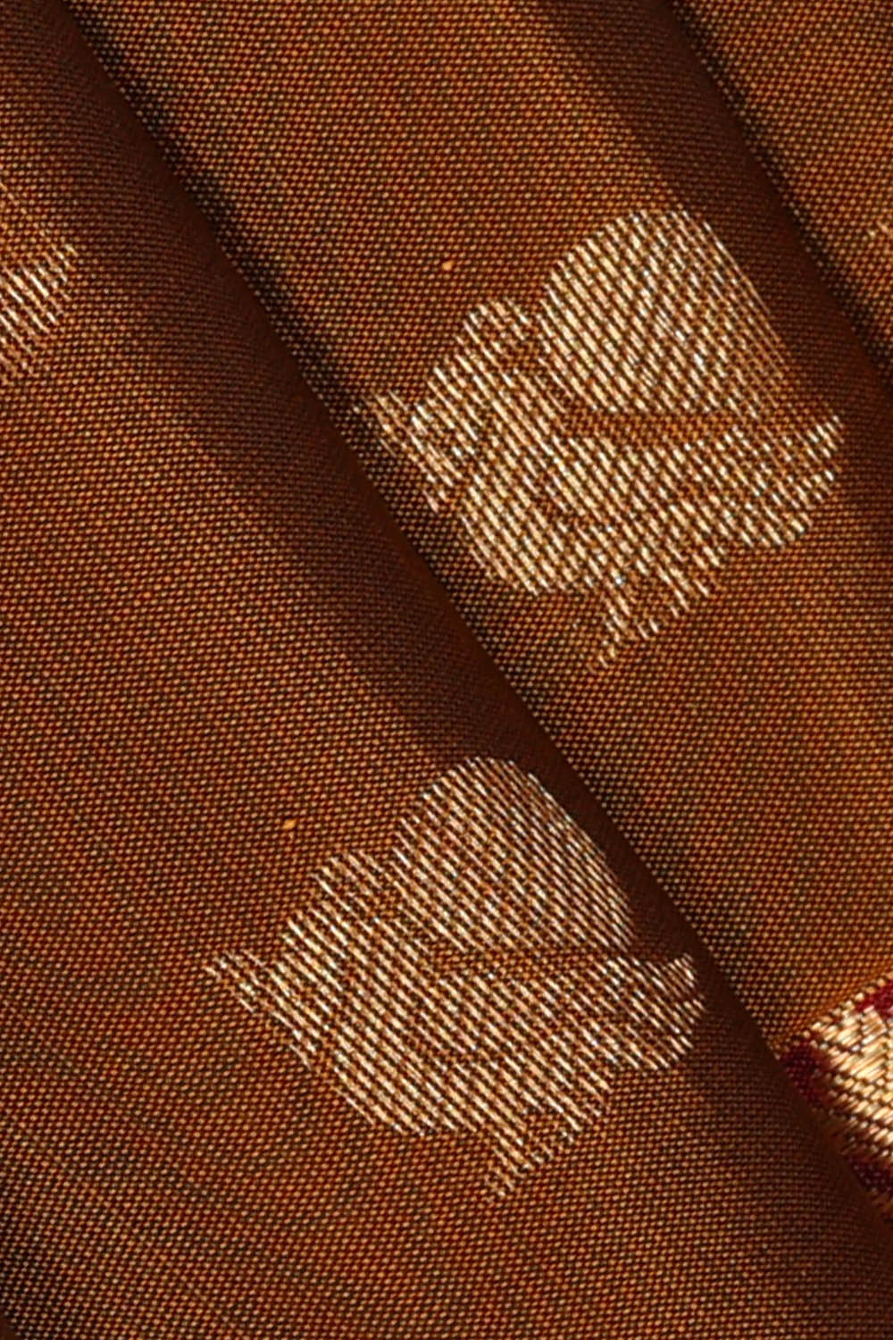 Image of Brown South Silk Saree
