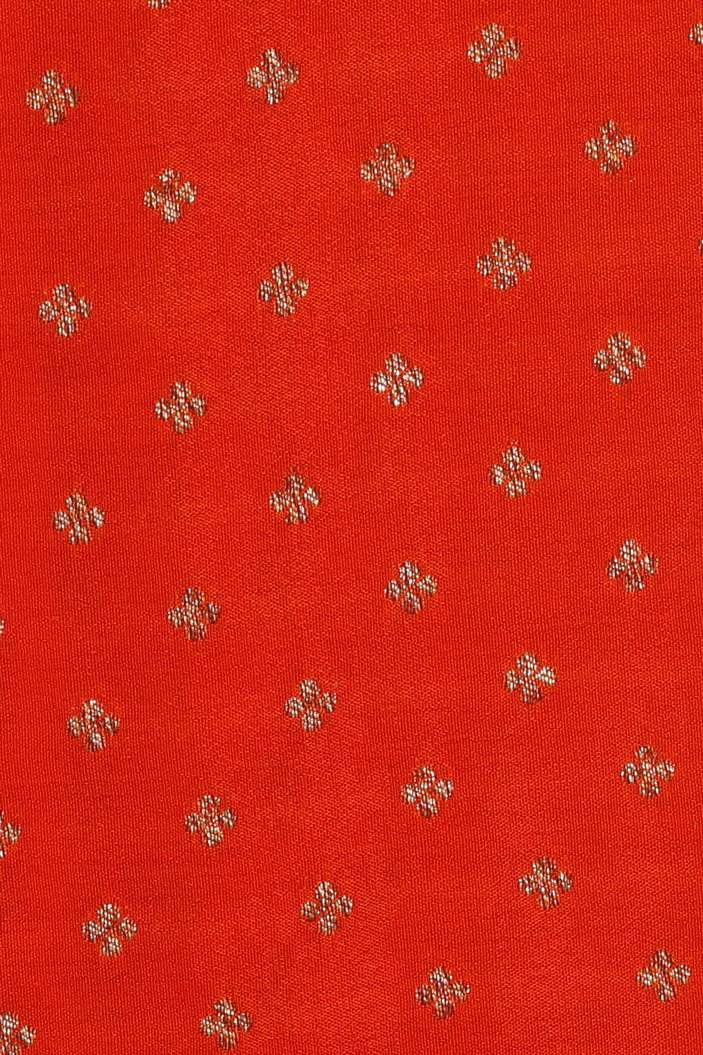Image of Orange Banarasi Crepe Saree