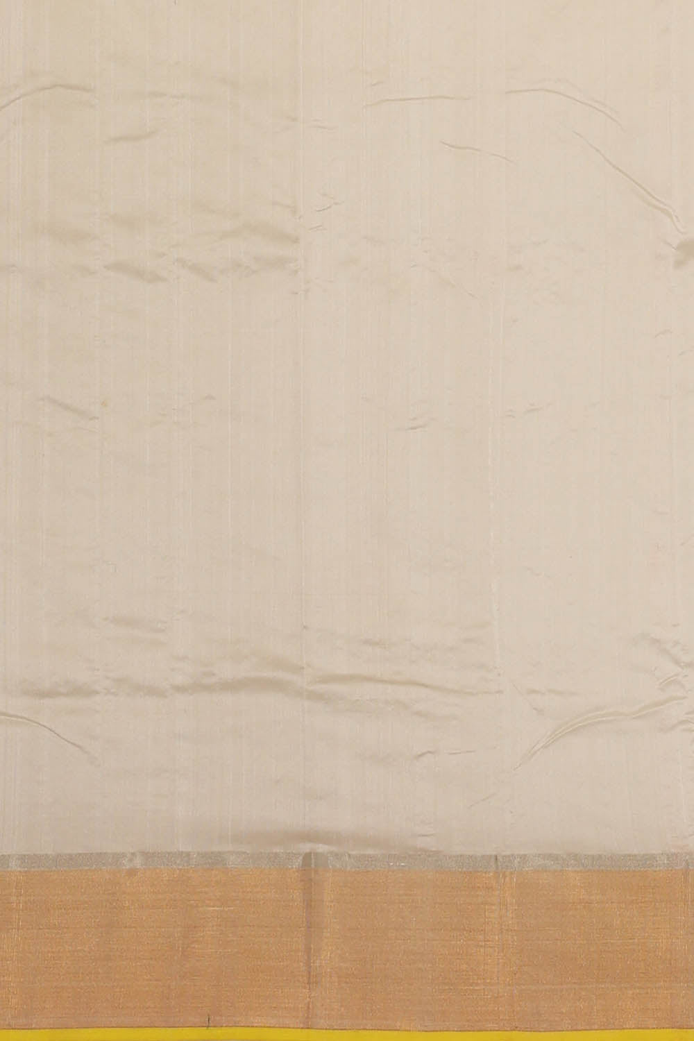 Image of Off-White Chanderi Silk Cotton Saree