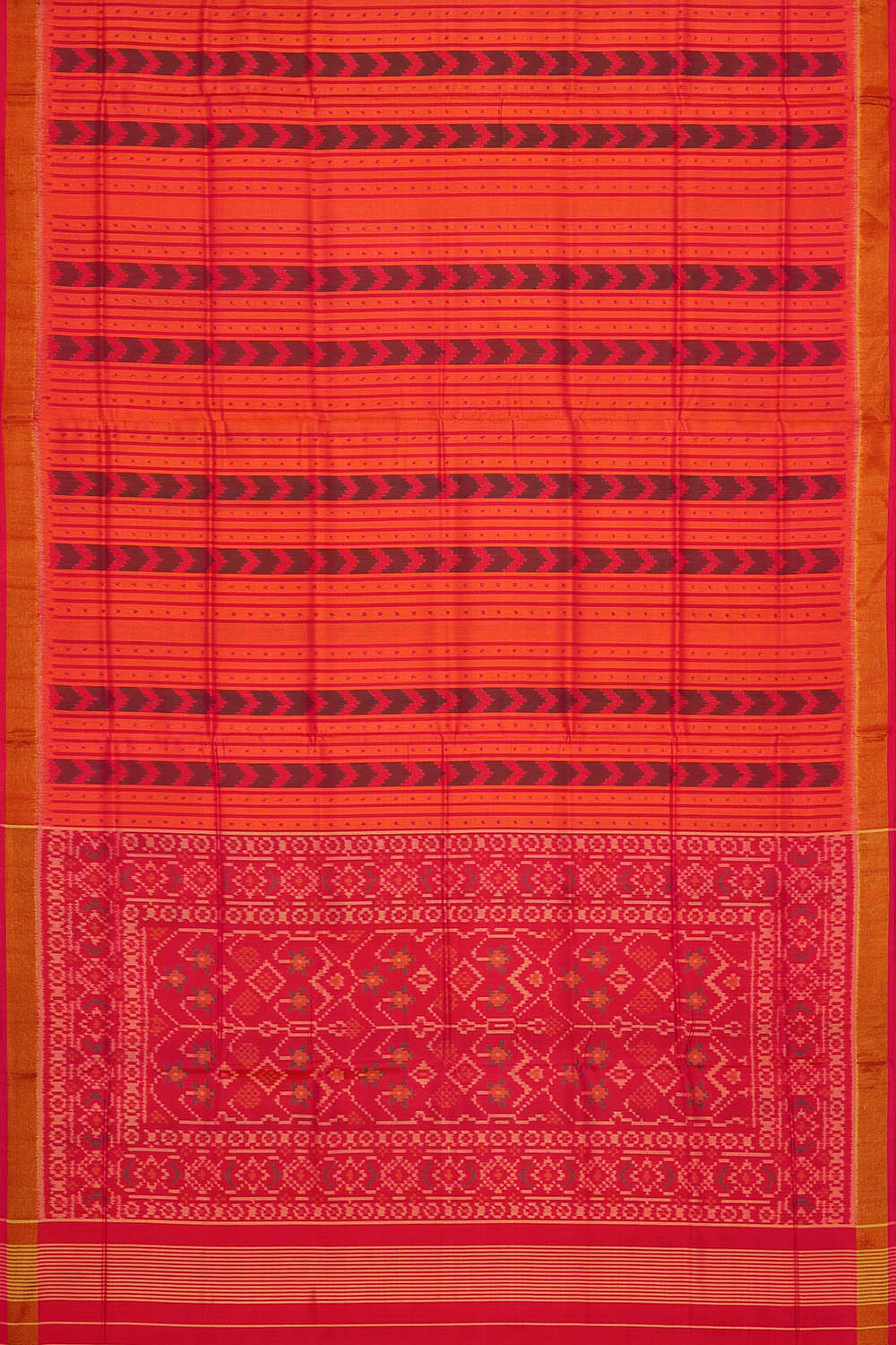 Image of Pink Rajkot Silk Saree