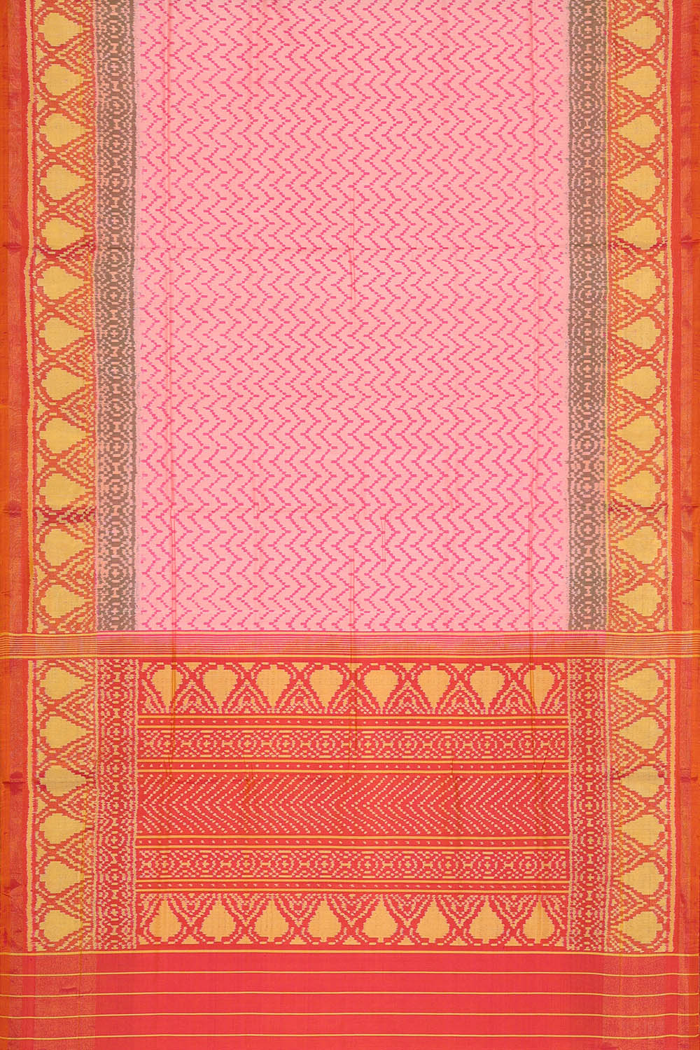 Image of Pink Rajkot Silk Saree