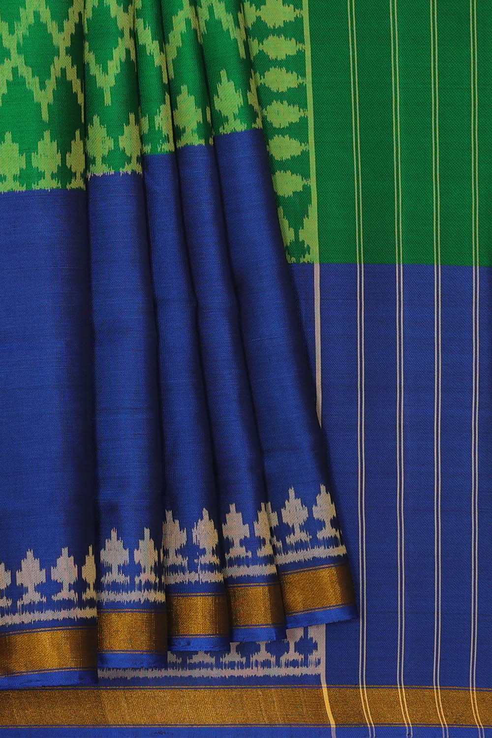Image of Multi - Coloured Rajkot Silk Saree