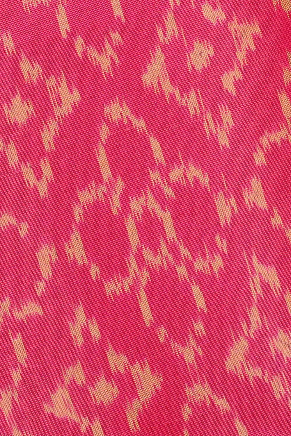 Image of Fuchsia Pink Rajkot Silk Saree