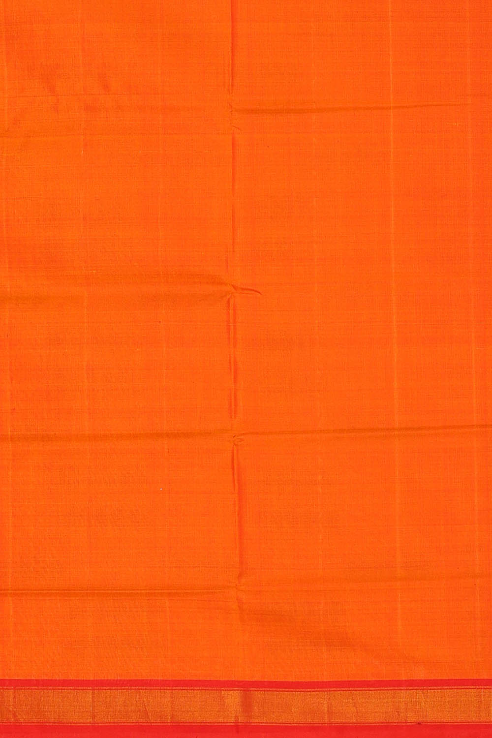 Image of Orange Rajkot Silk Saree