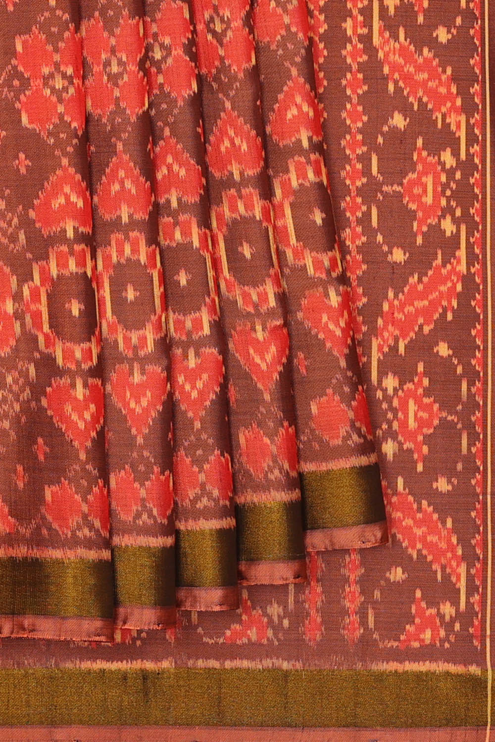 Image of Mauve Rajkot Silk Saree