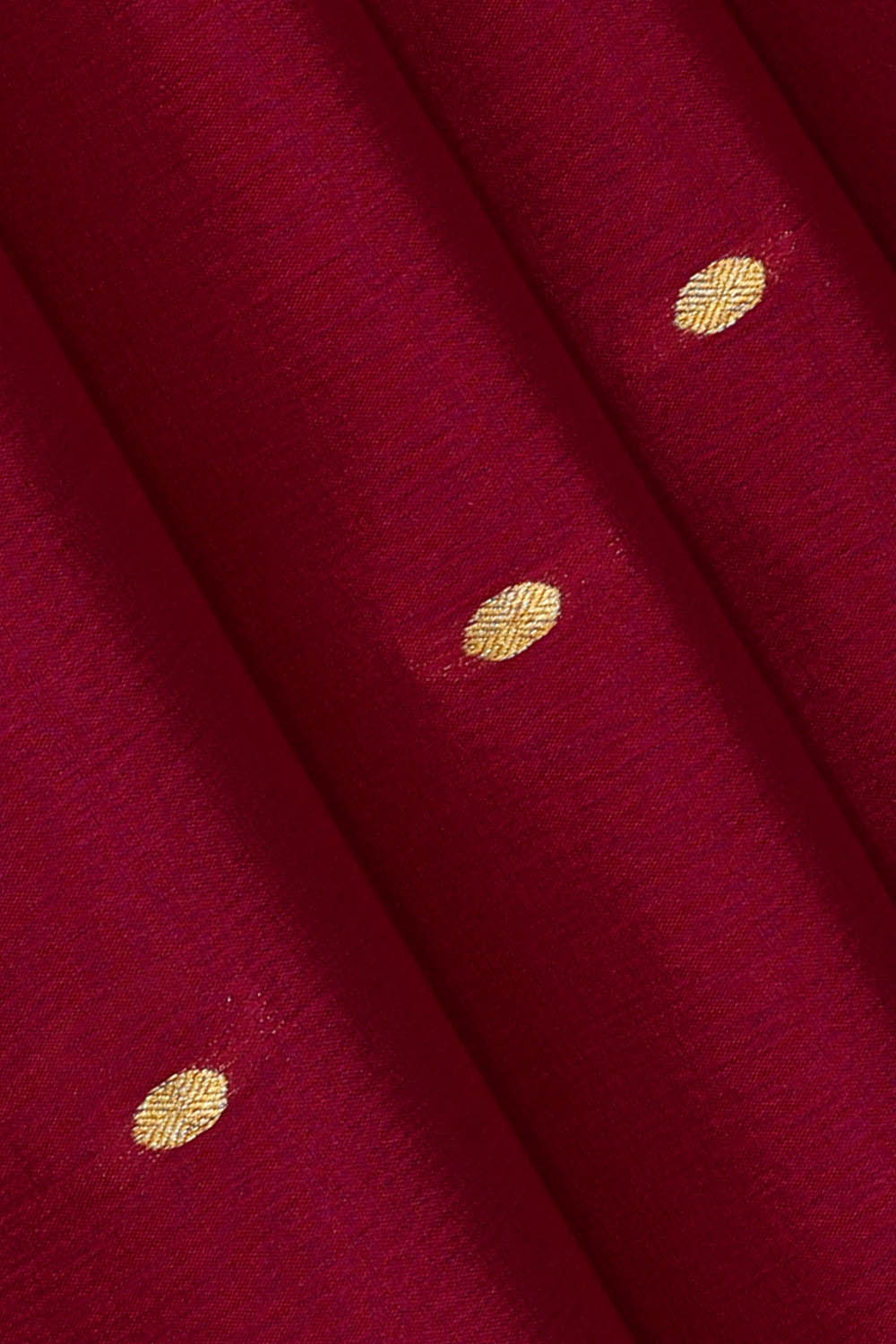 Image of Maroon Crepe Silk Saree
