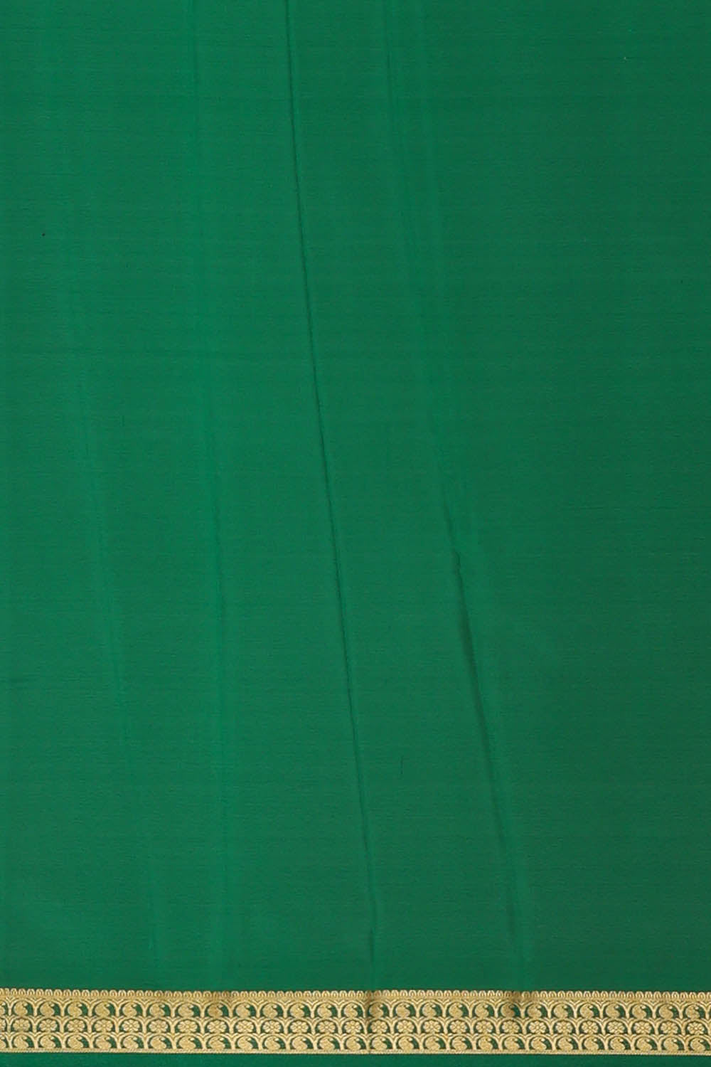 Image of Mustard Crepe Silk Saree