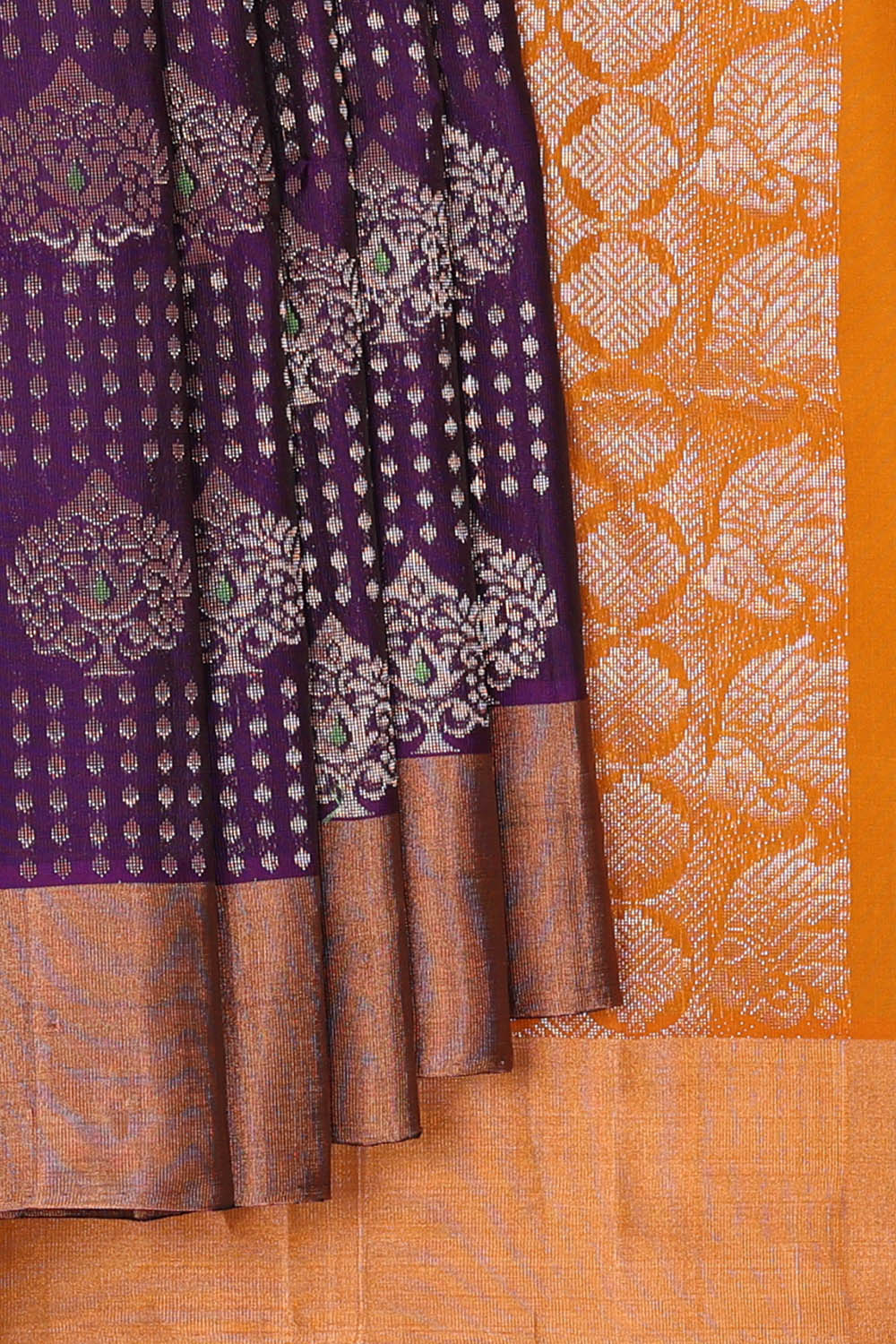 Image of Violet South Silk Saree