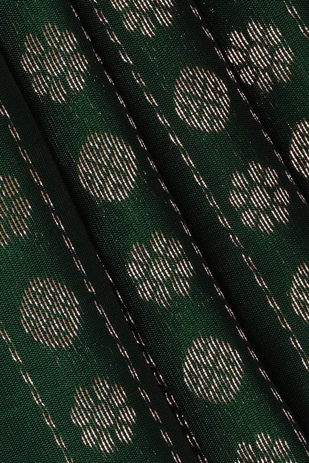 Image of Bottle-Green South Silk Saree