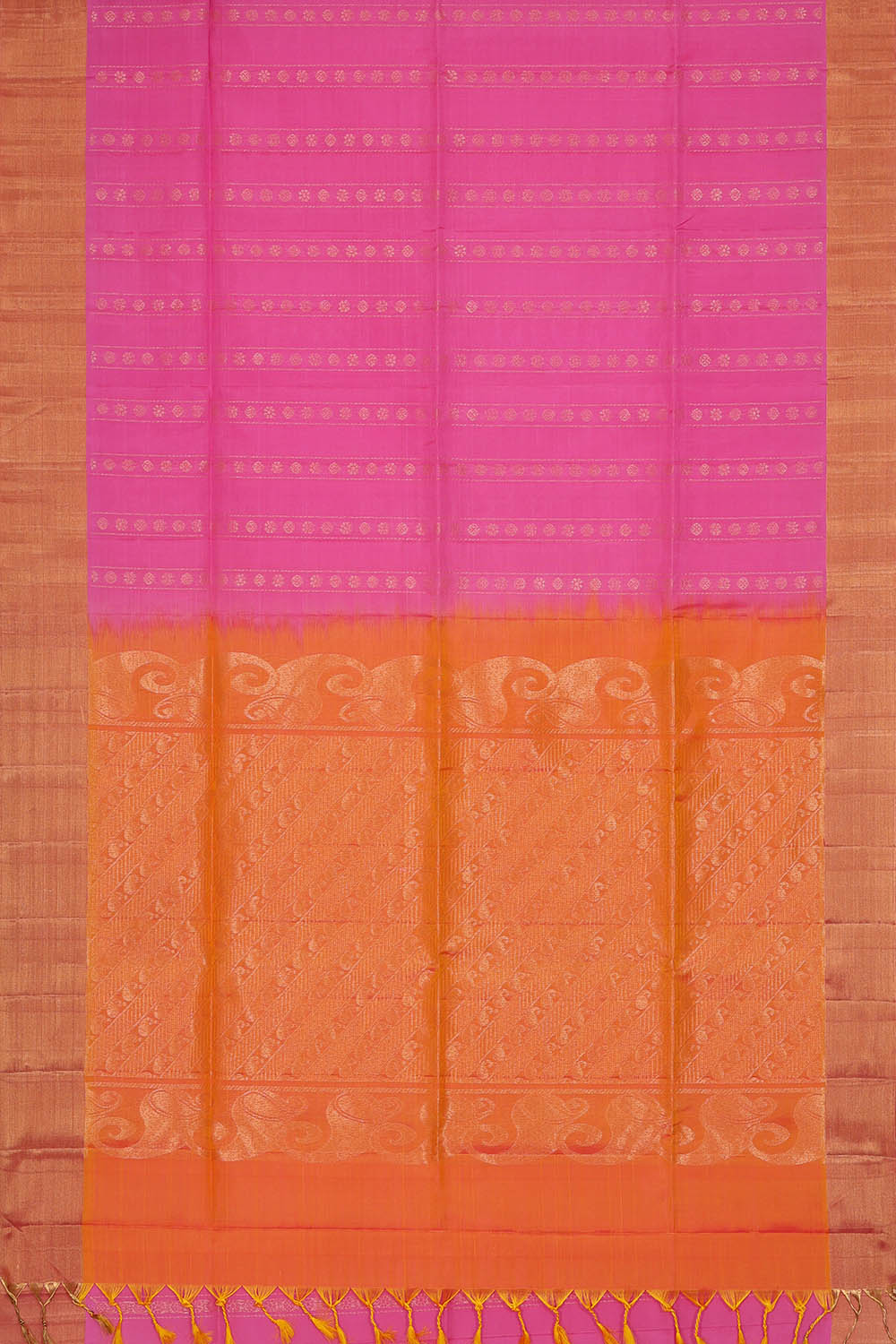 Image of Pink South Silk Saree