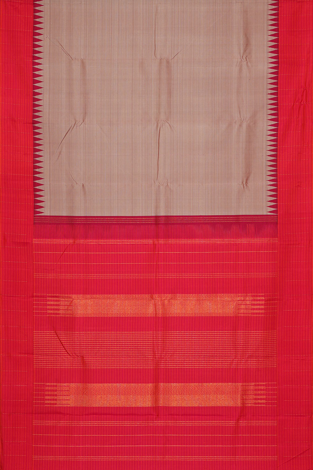 Image of Grey Arani Silk Saree