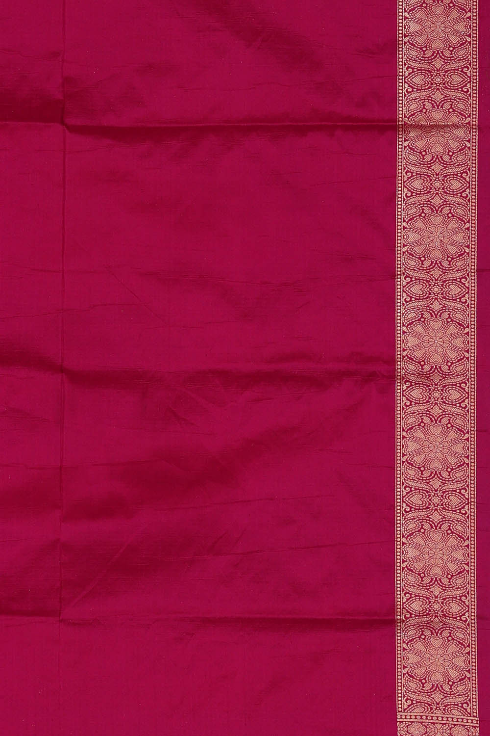 Image of Turquoise-Blue Banarasi Silk Saree
